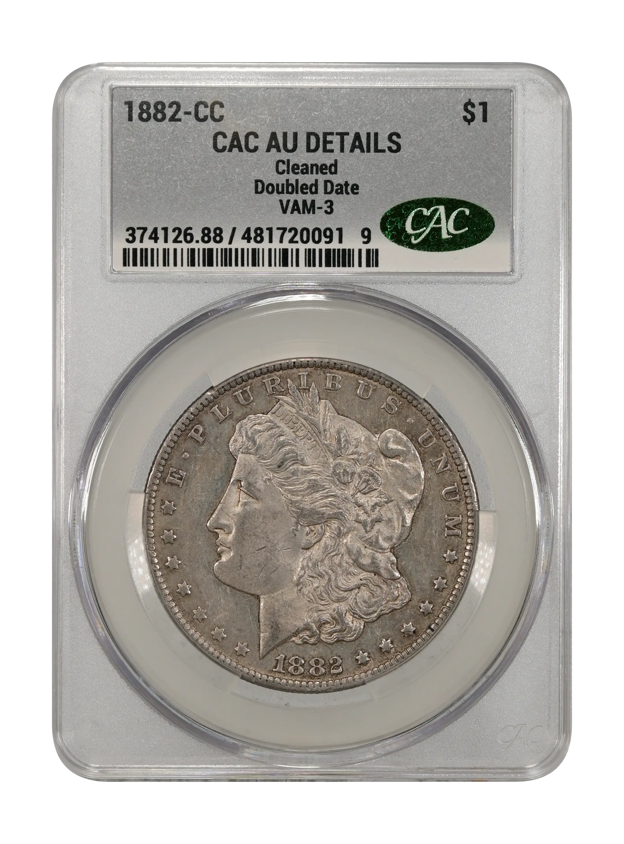 1882-CC $1  Spiked Wing, VAM-3 MS thumbnail 4