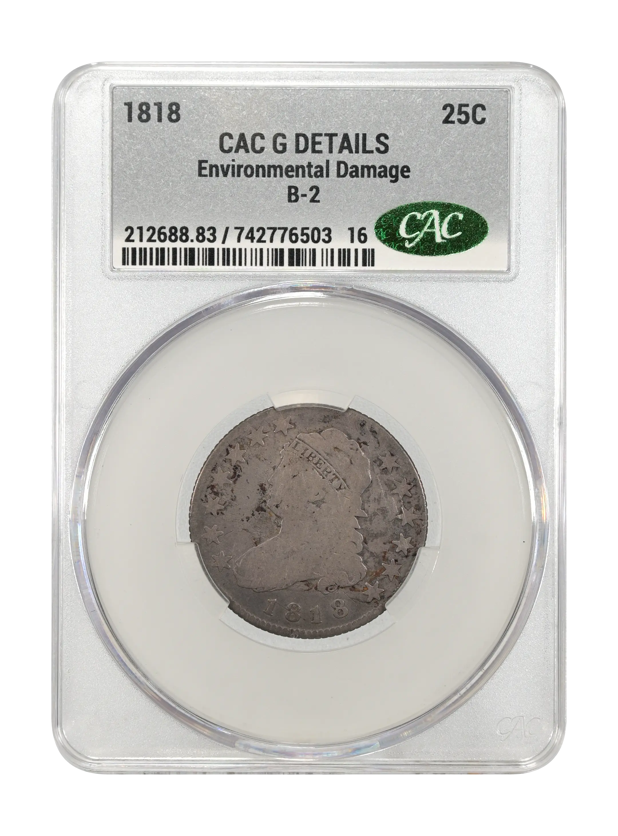 1818 25c B-2 MS thumbnail 12