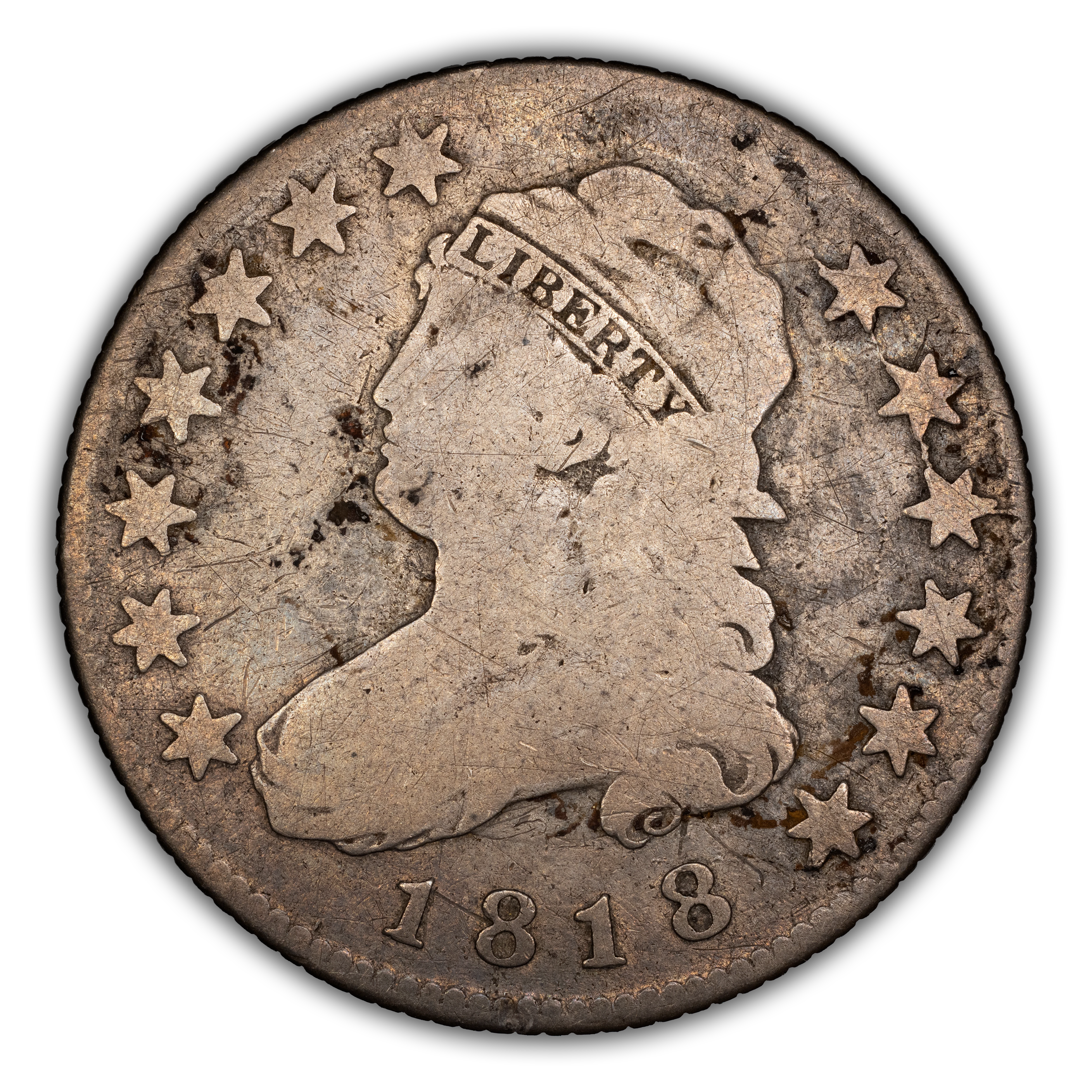 1818 25c B-2 MS