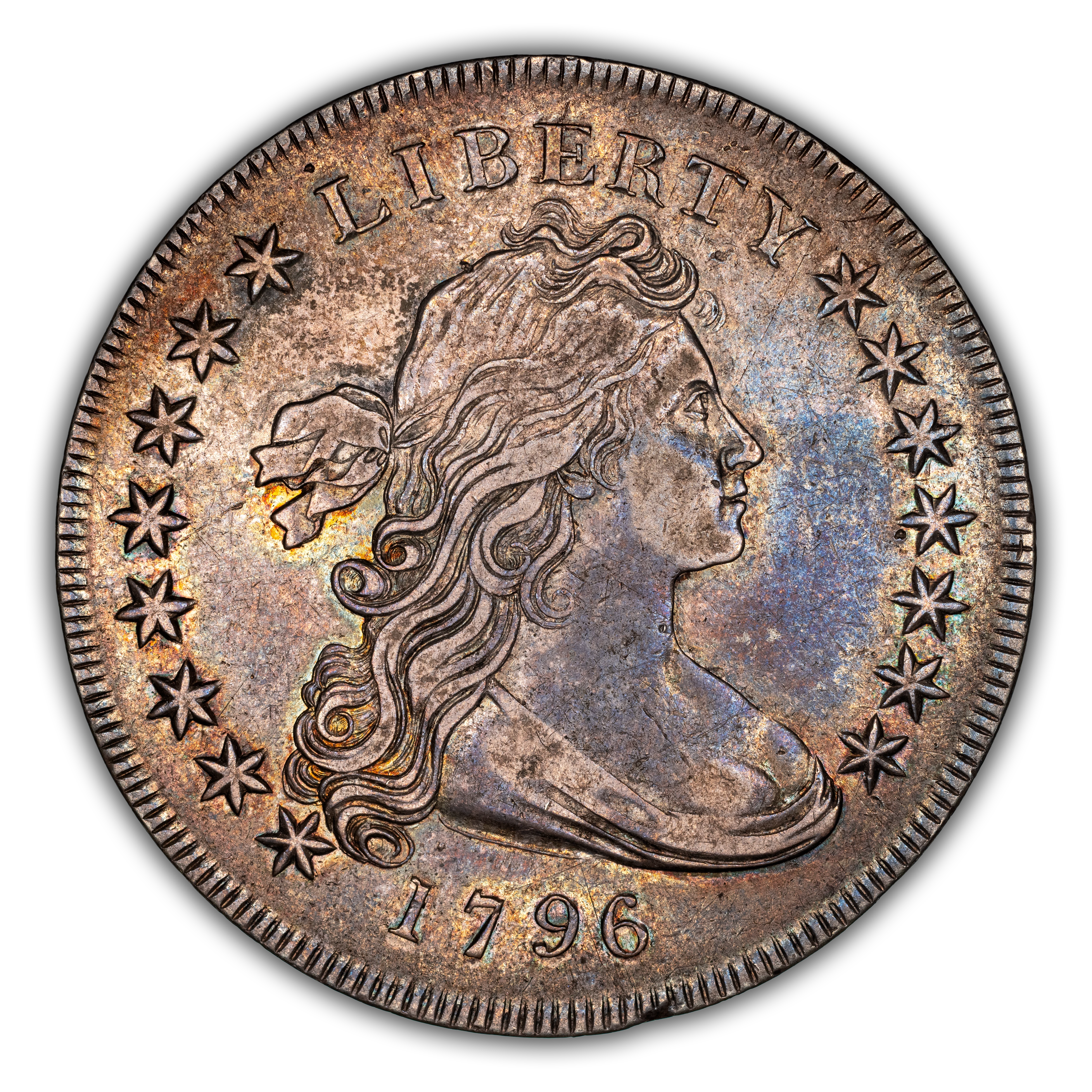 1796 $1 Small Date, Large Letters, B-4, BB-61 MS