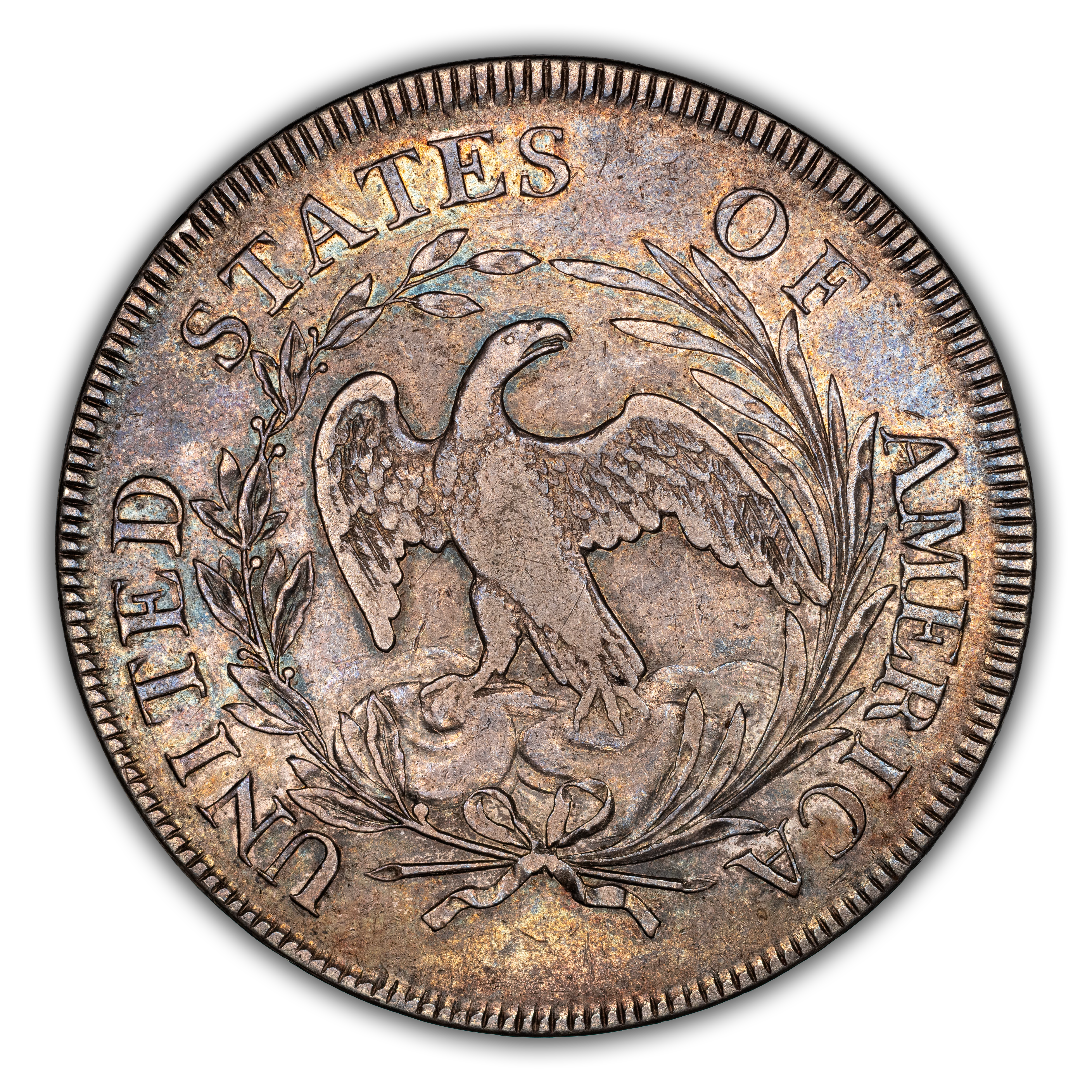 1796 $1  Small Date, Large Letters, B-4, BB-61 MS thumbnail 7