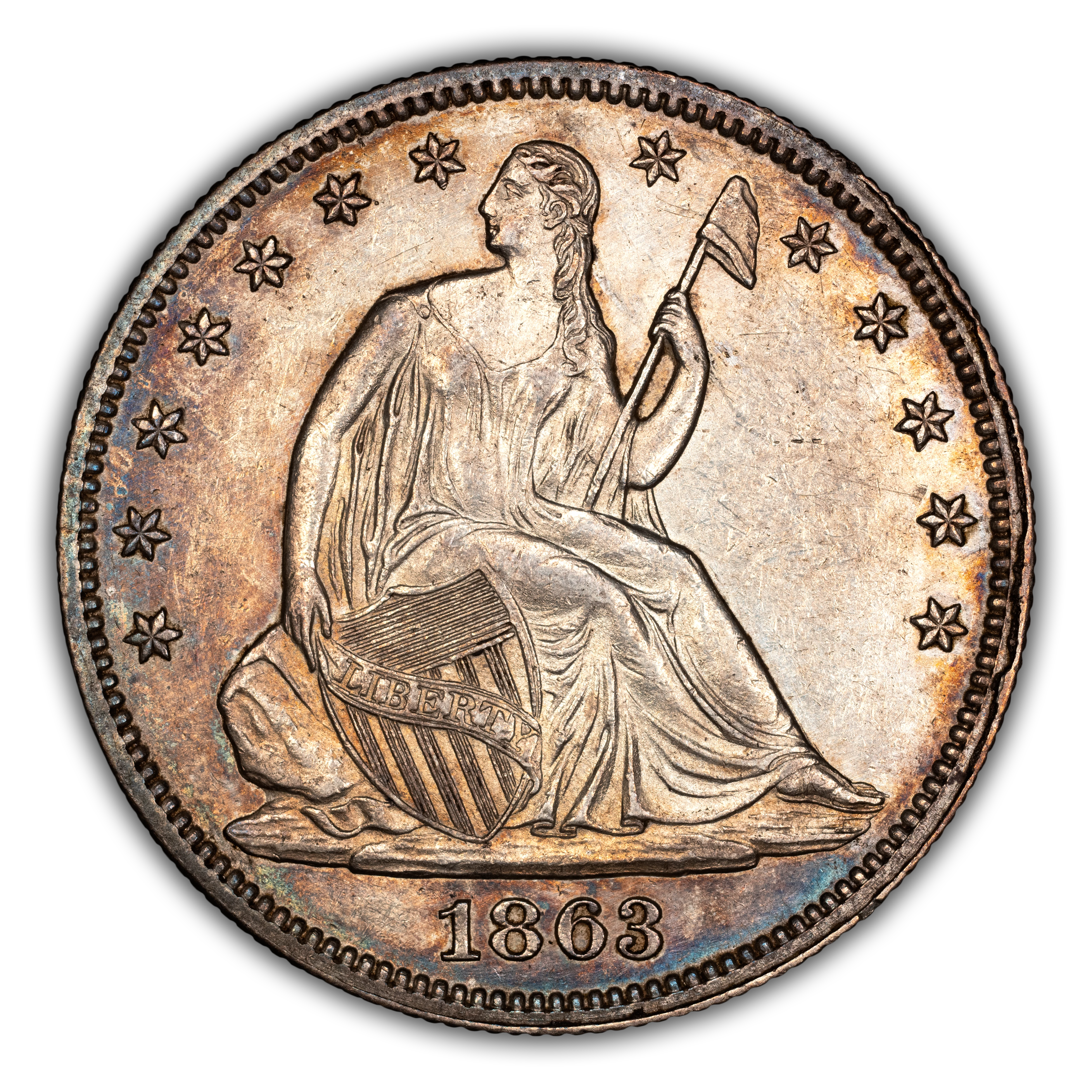 1863 50c MS