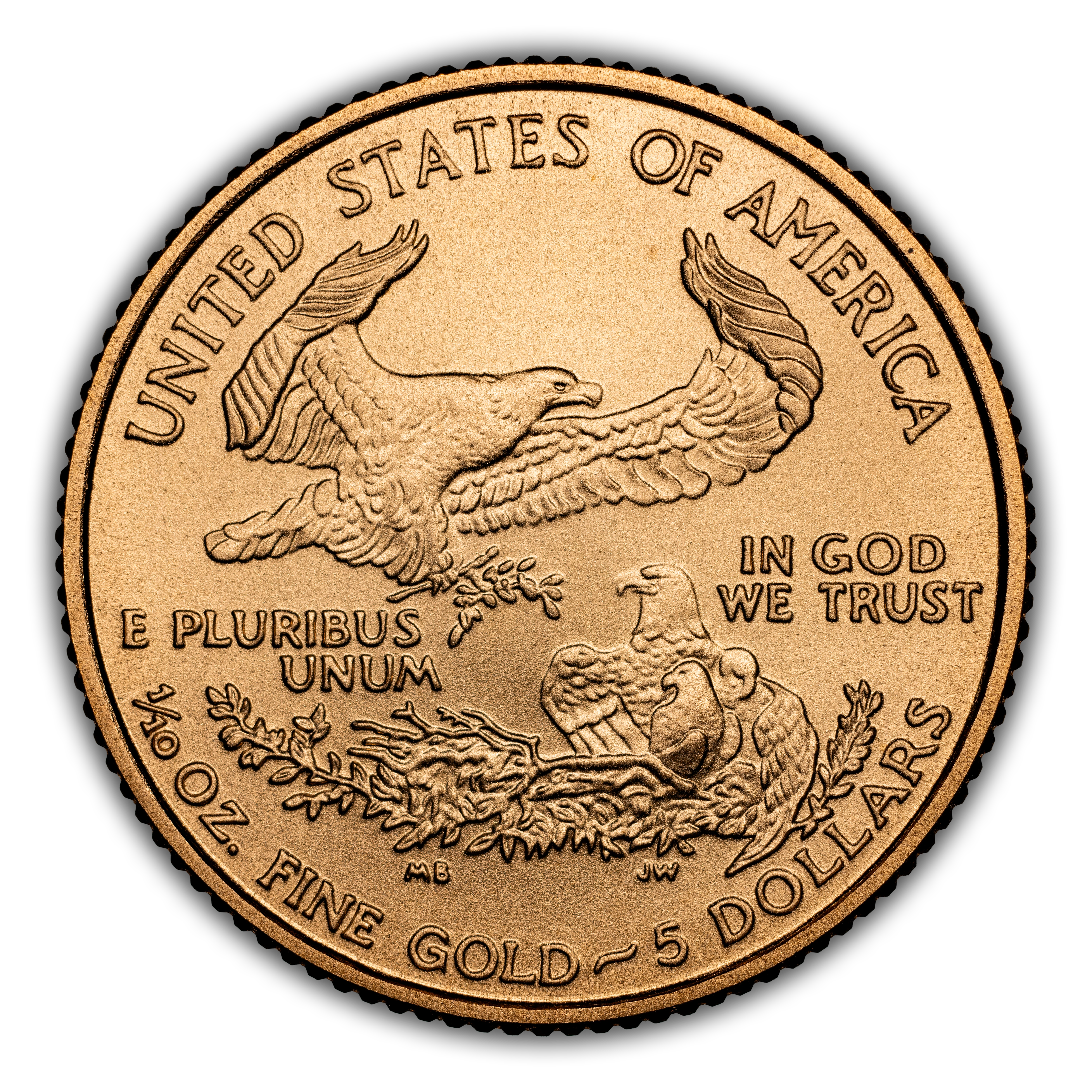 2008-W $5  Gold Eagle, Burnished MS thumbnail 15