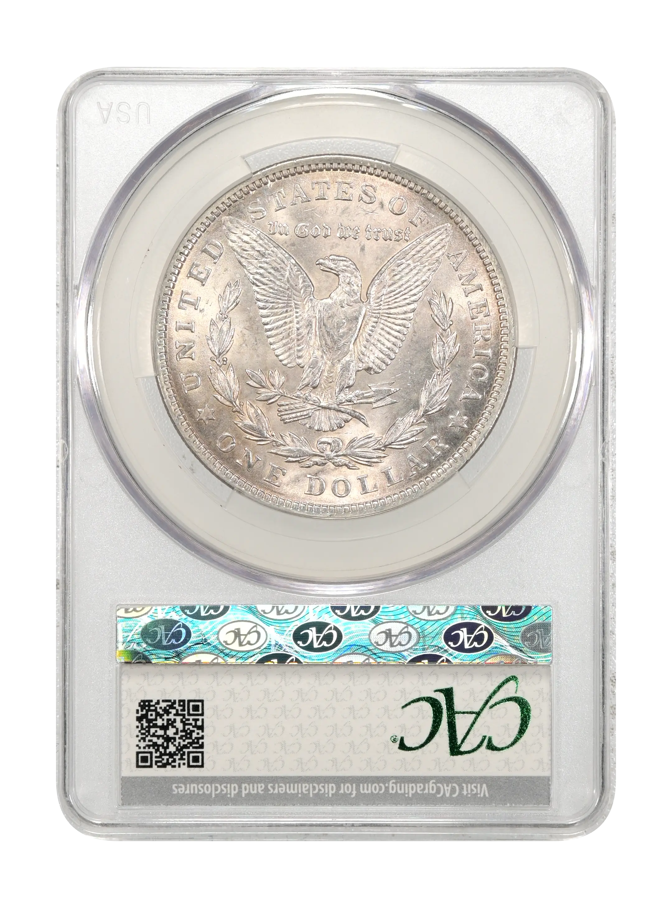 1921 $1  Morgan, Infrequent Reeding, VAM-27A MS thumbnail 4