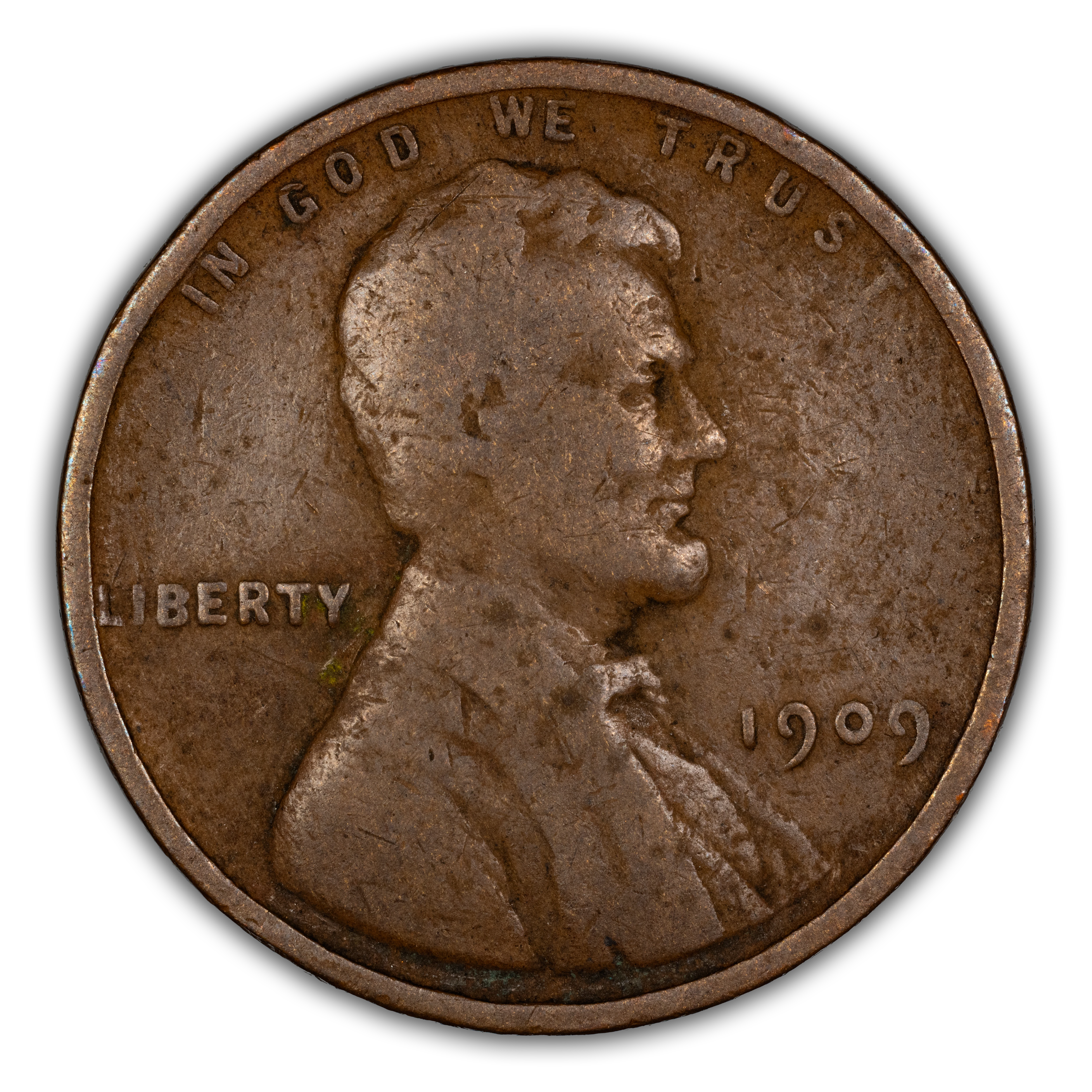 1909 1c Lincoln MS BN thumbnail 3