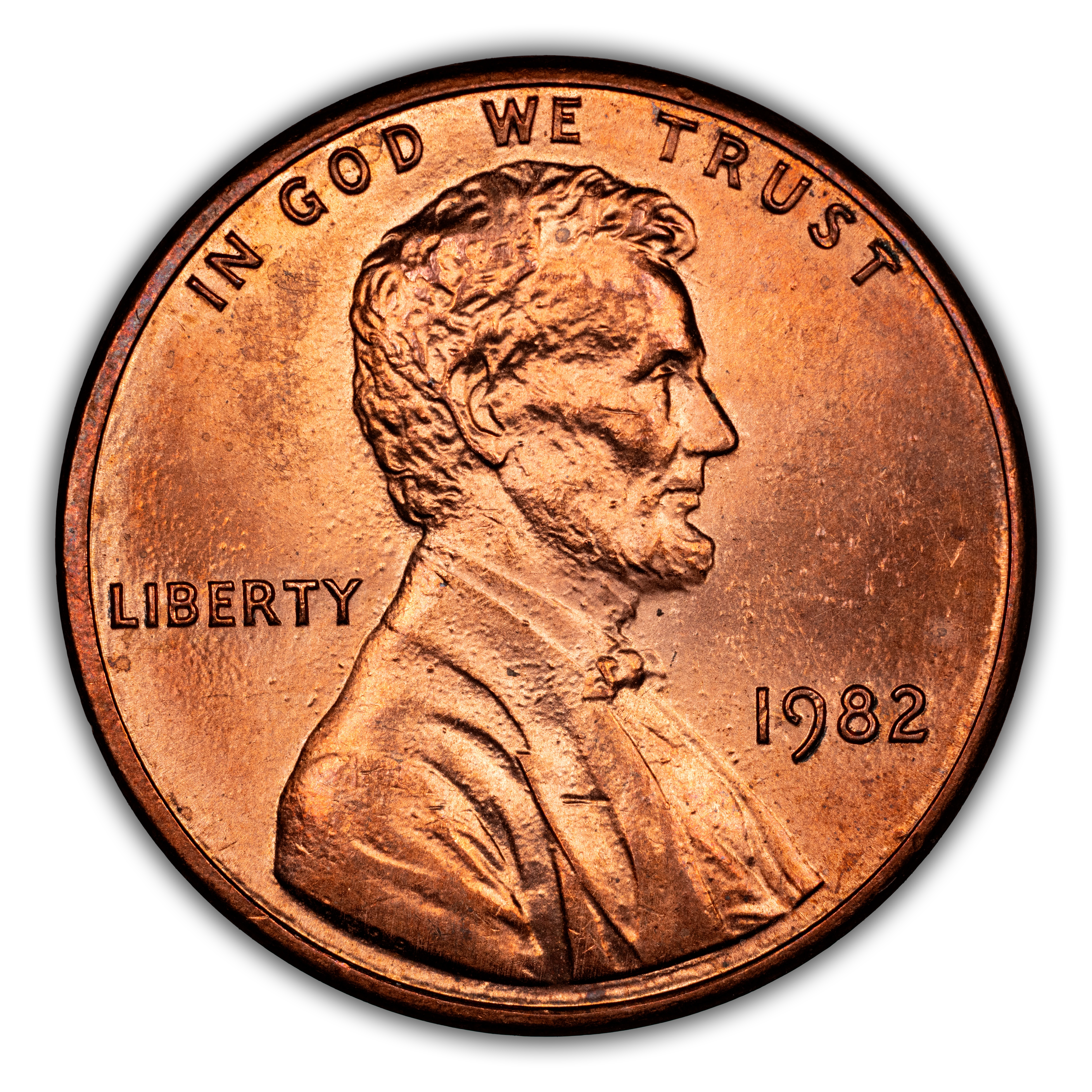 1982 1c Zinc, Small Date MS RD