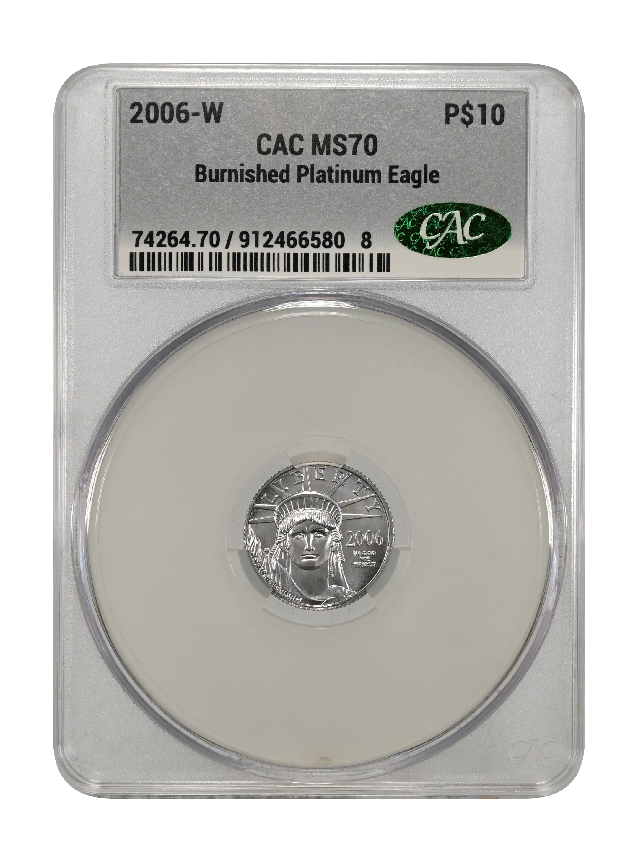 2006-W $10  Platinum Eagle, Burnished MS thumbnail 13