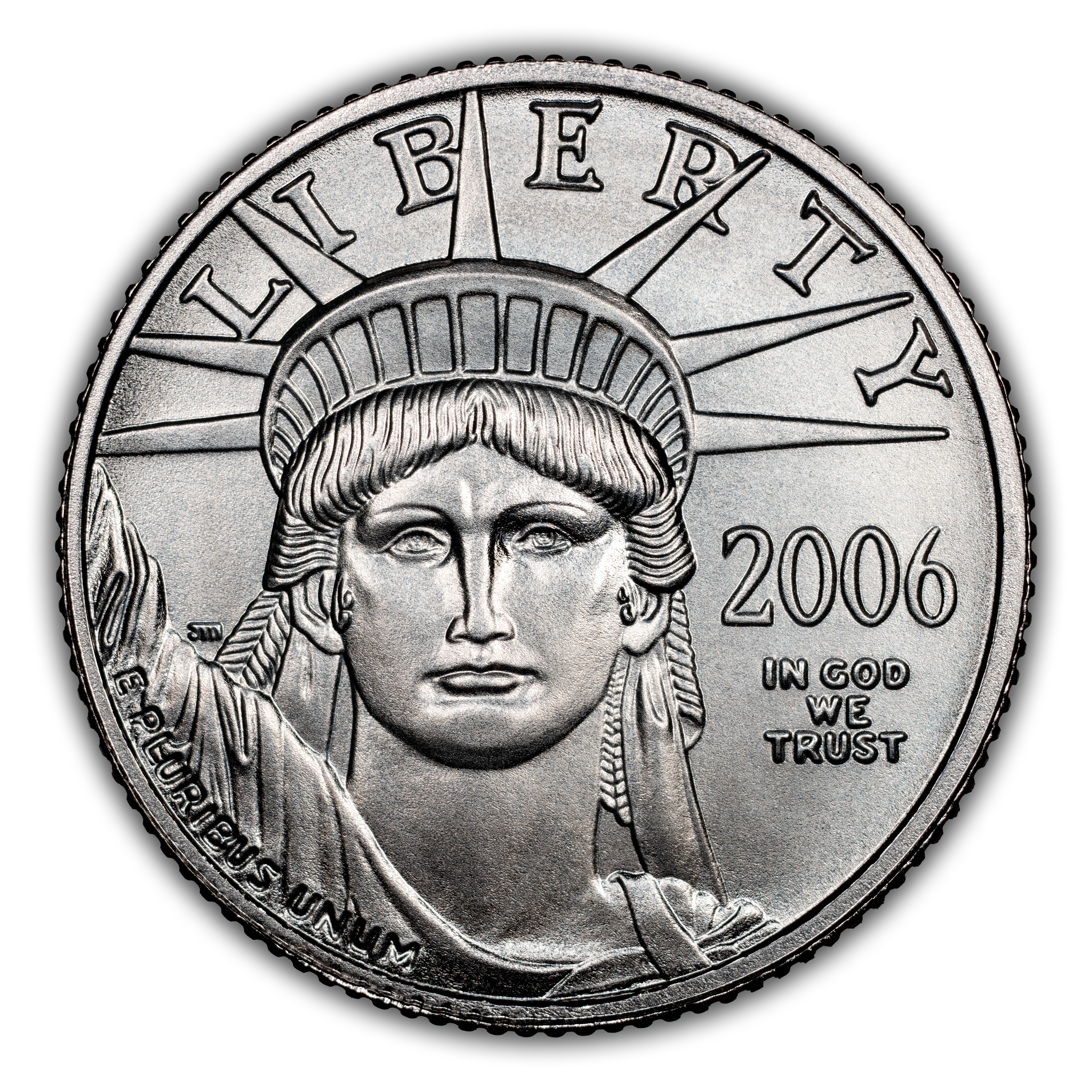 2006-W $10 Platinum Eagle, Burnished MS