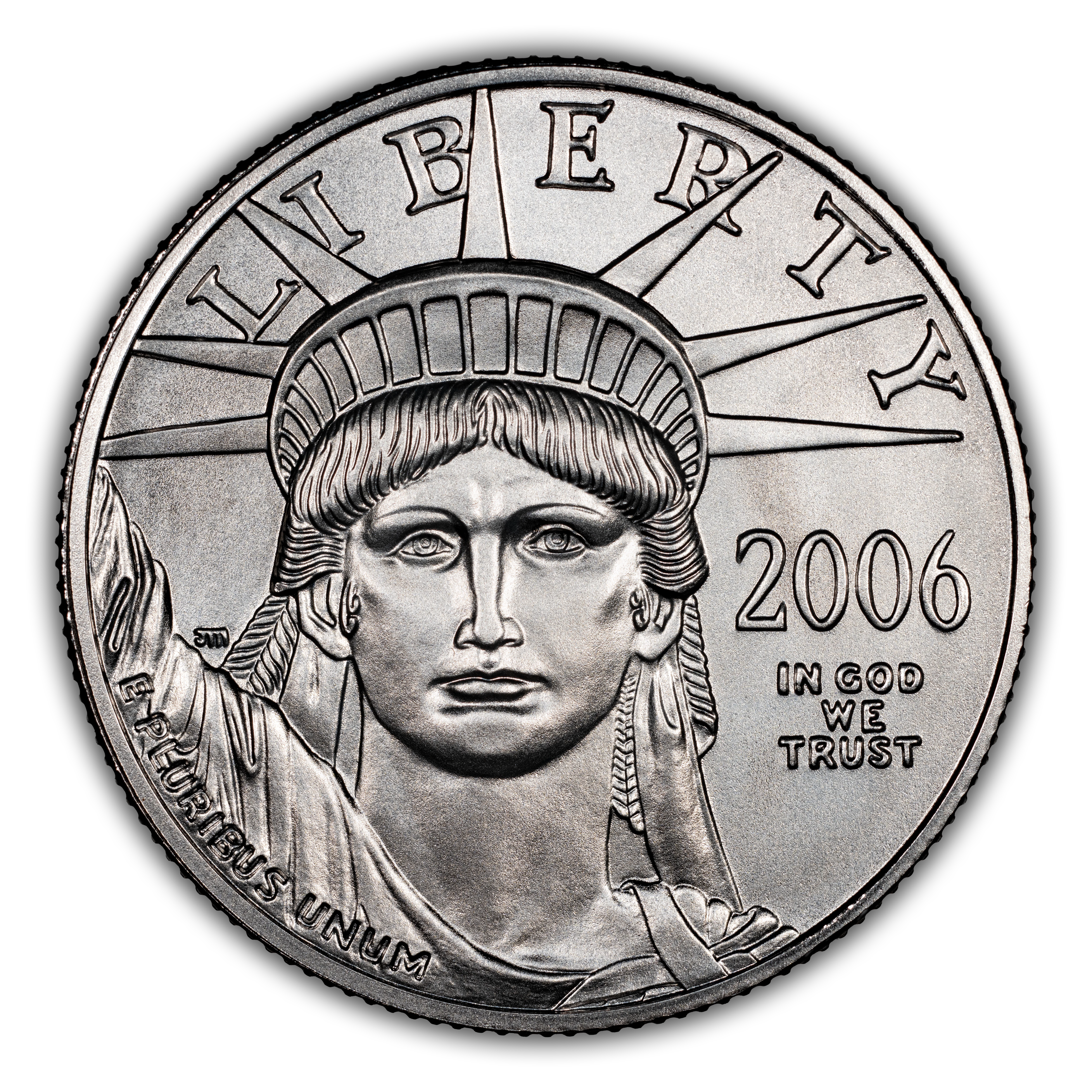 2006-W P$50 Platinum Eagle, Burnished MS