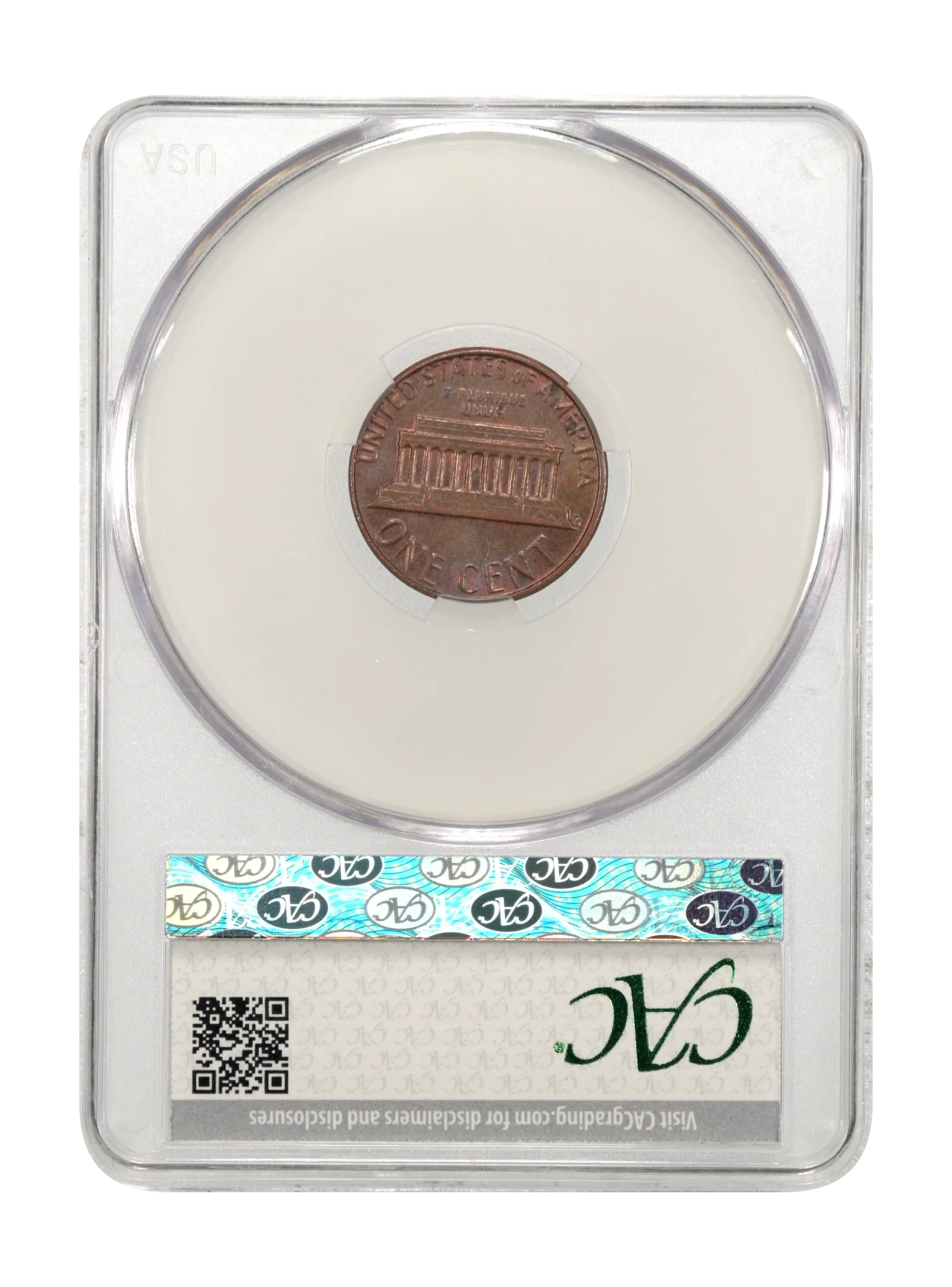 1982-D 1c Bronze, Large Date MS BN thumbnail 6