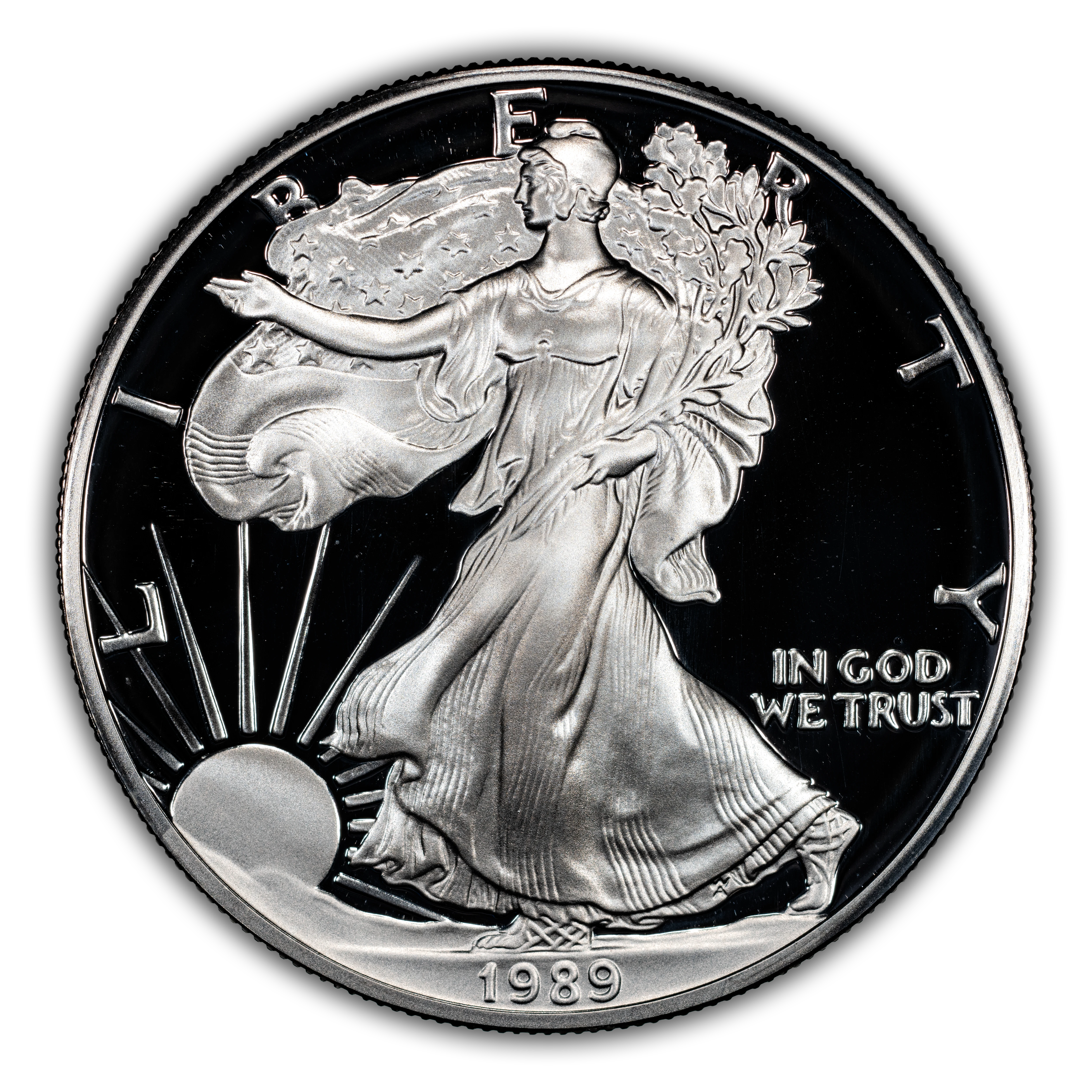1989-S $1 Silver Eagle PR DCAM