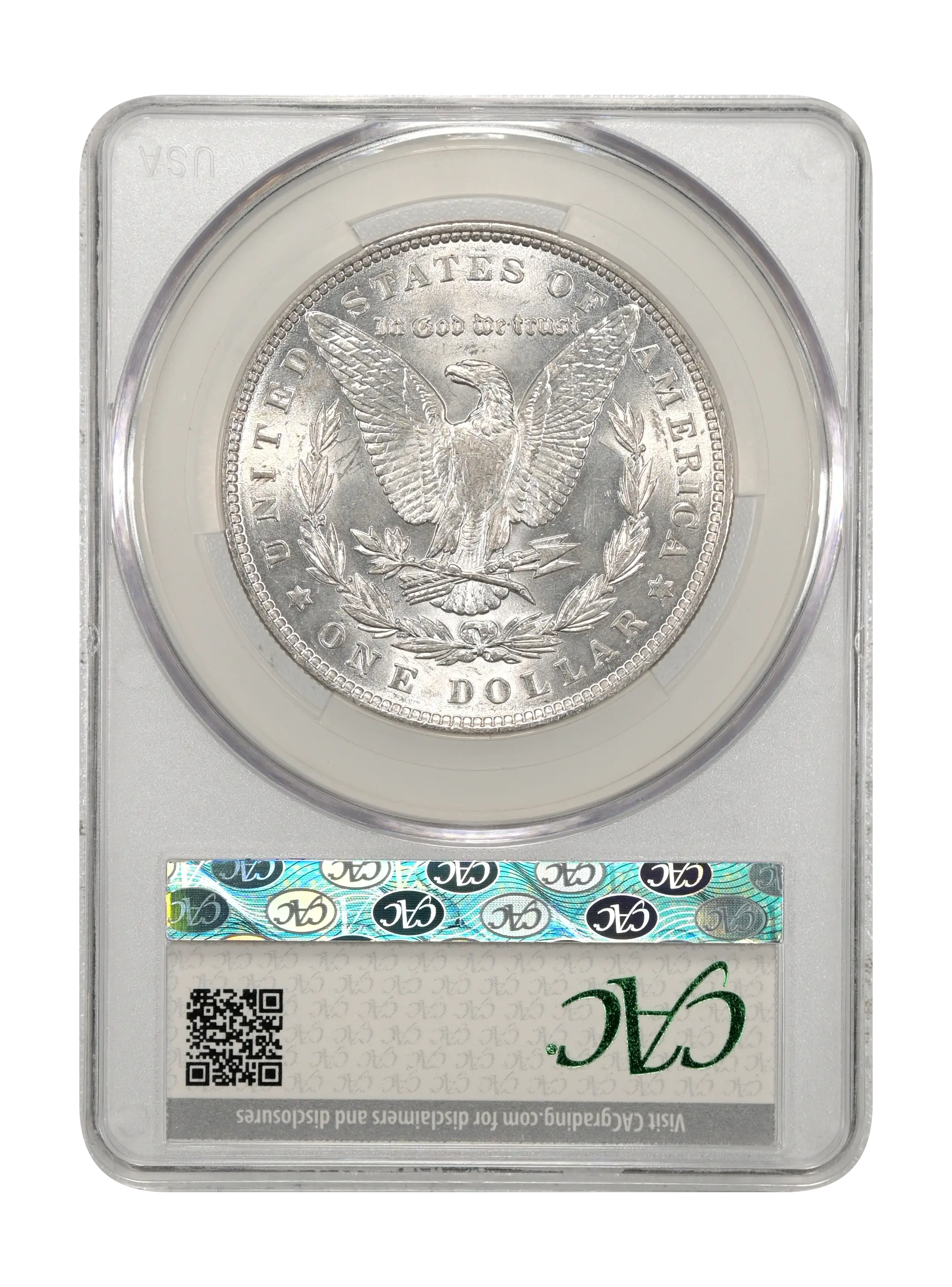 1886 $1  Line in 6, Clashed Dies, VAM-1A1 MS thumbnail 19