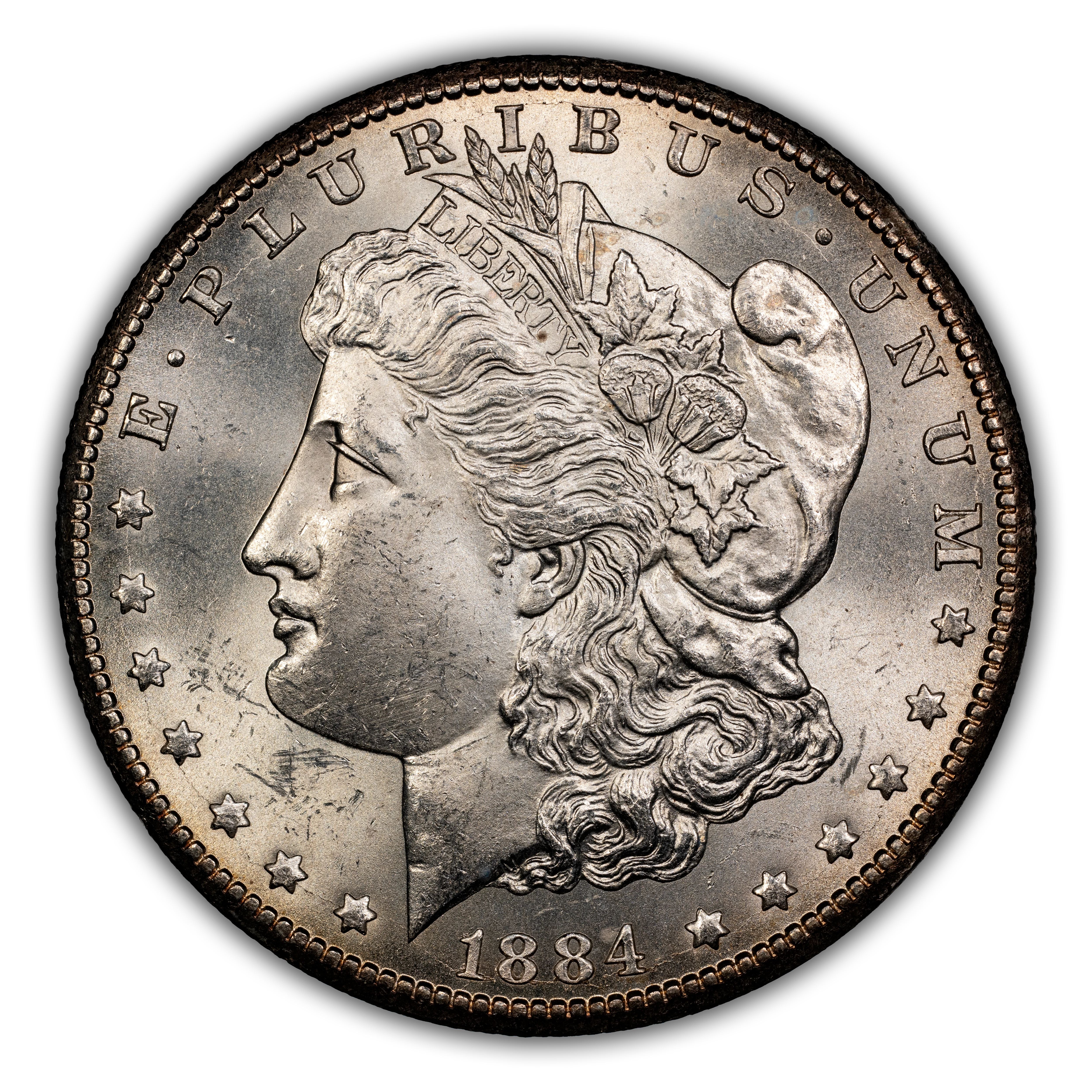 1884-CC $1  Doubled 18 Top, VAM-2 MS thumbnail 2