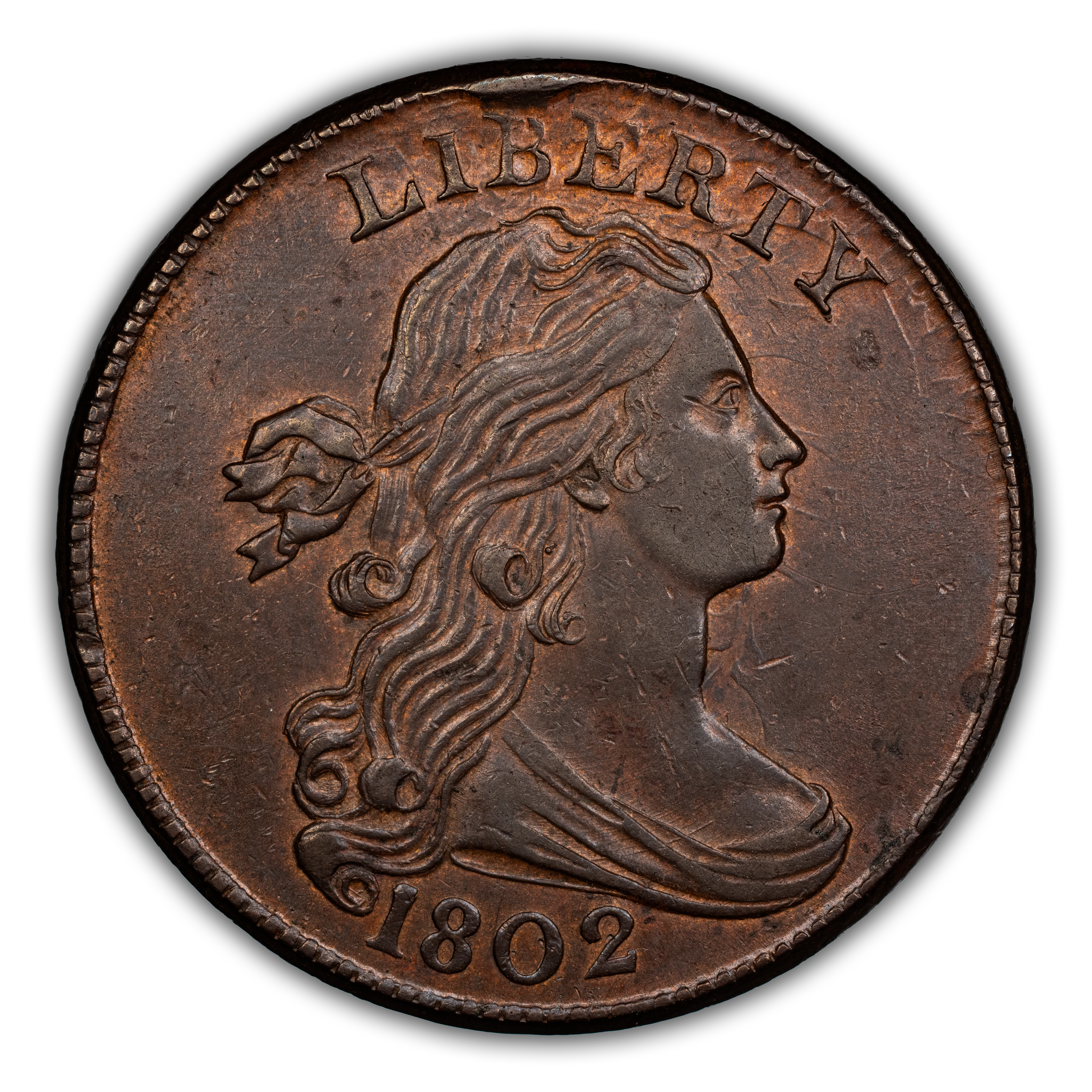 1802 1c Normal Reverse, S-234 MS BN