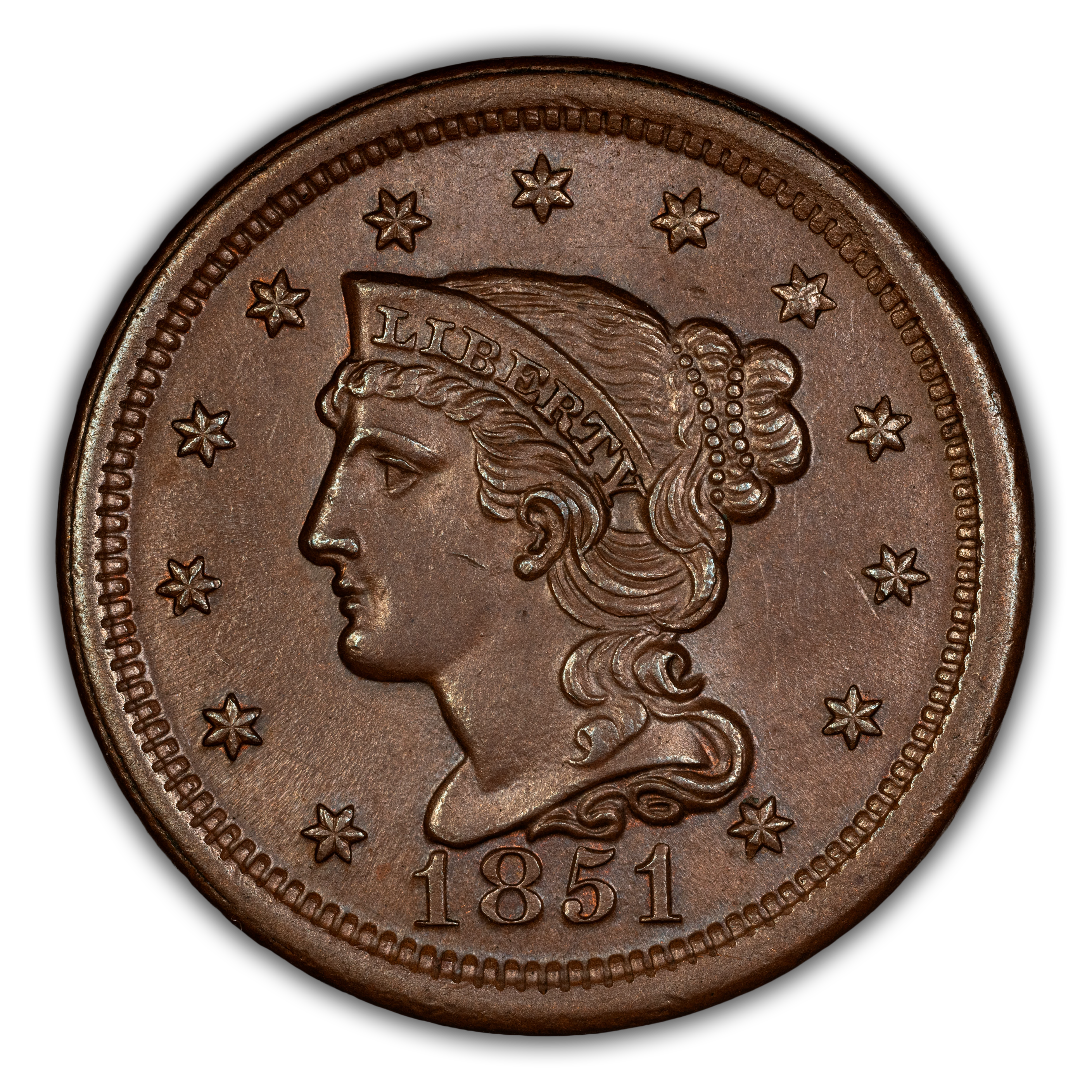 1851 1c MS BN