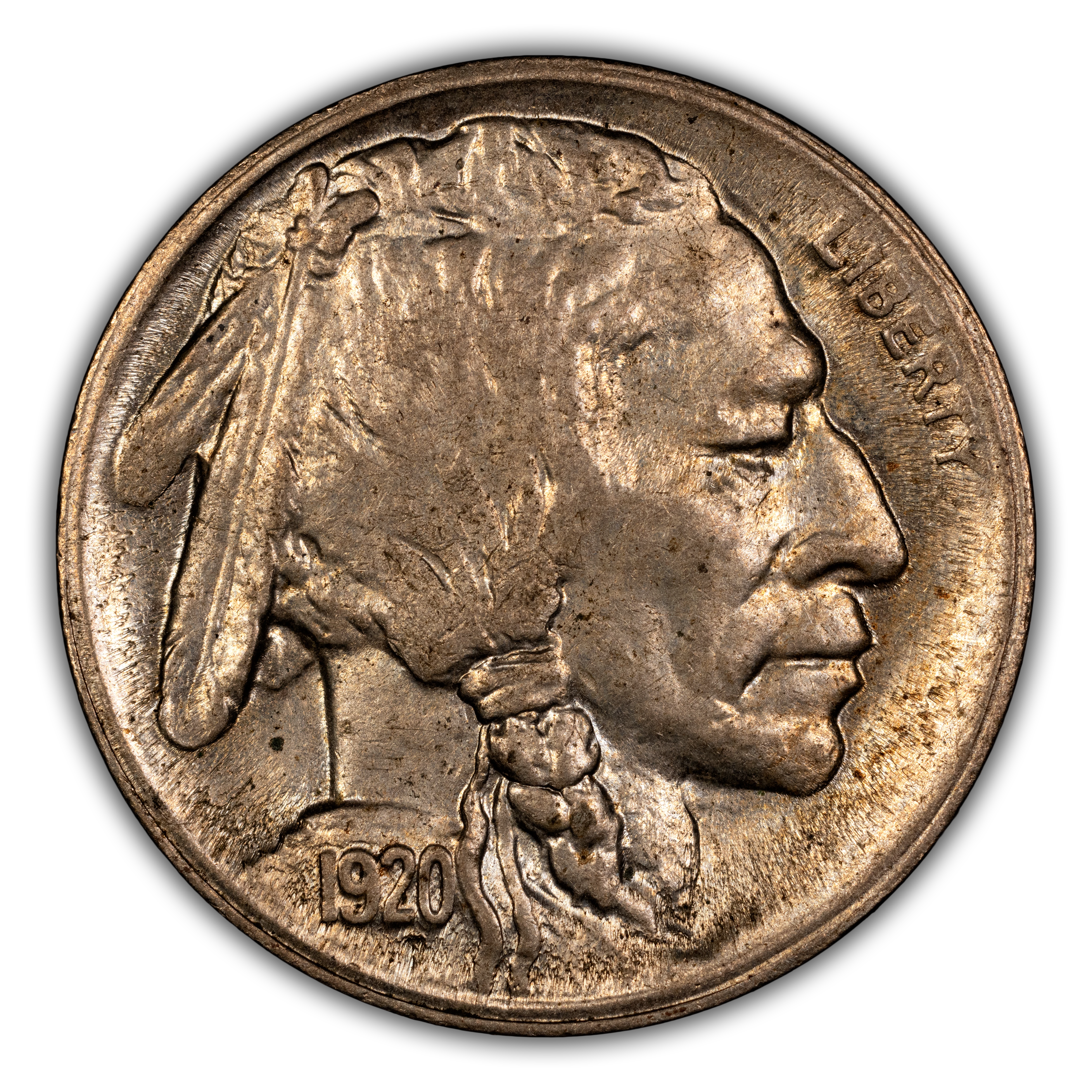 1920-S 5c 2 Feathers, FS-401 MS thumbnail 2