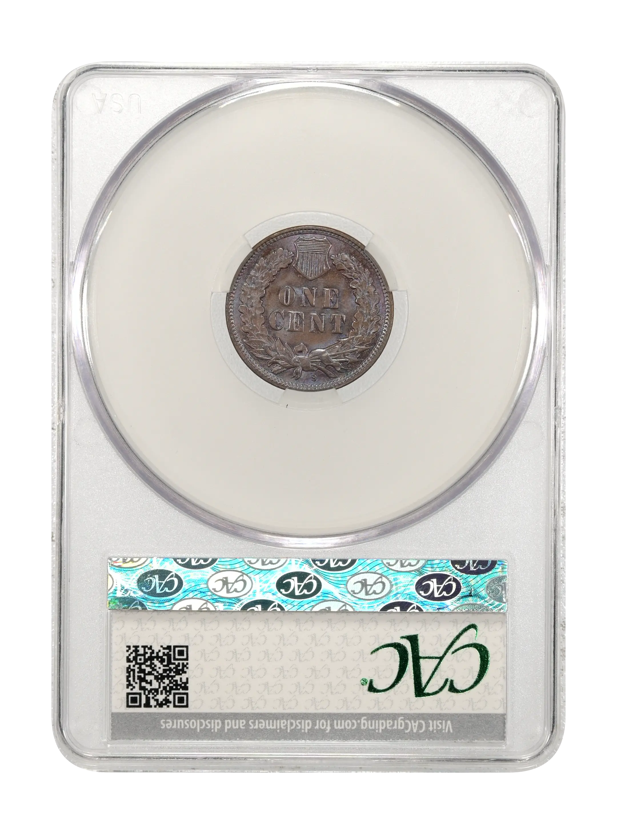 1908-S 1c Repunched Mintmark, FS-501, S-1 MS BN thumbnail 4