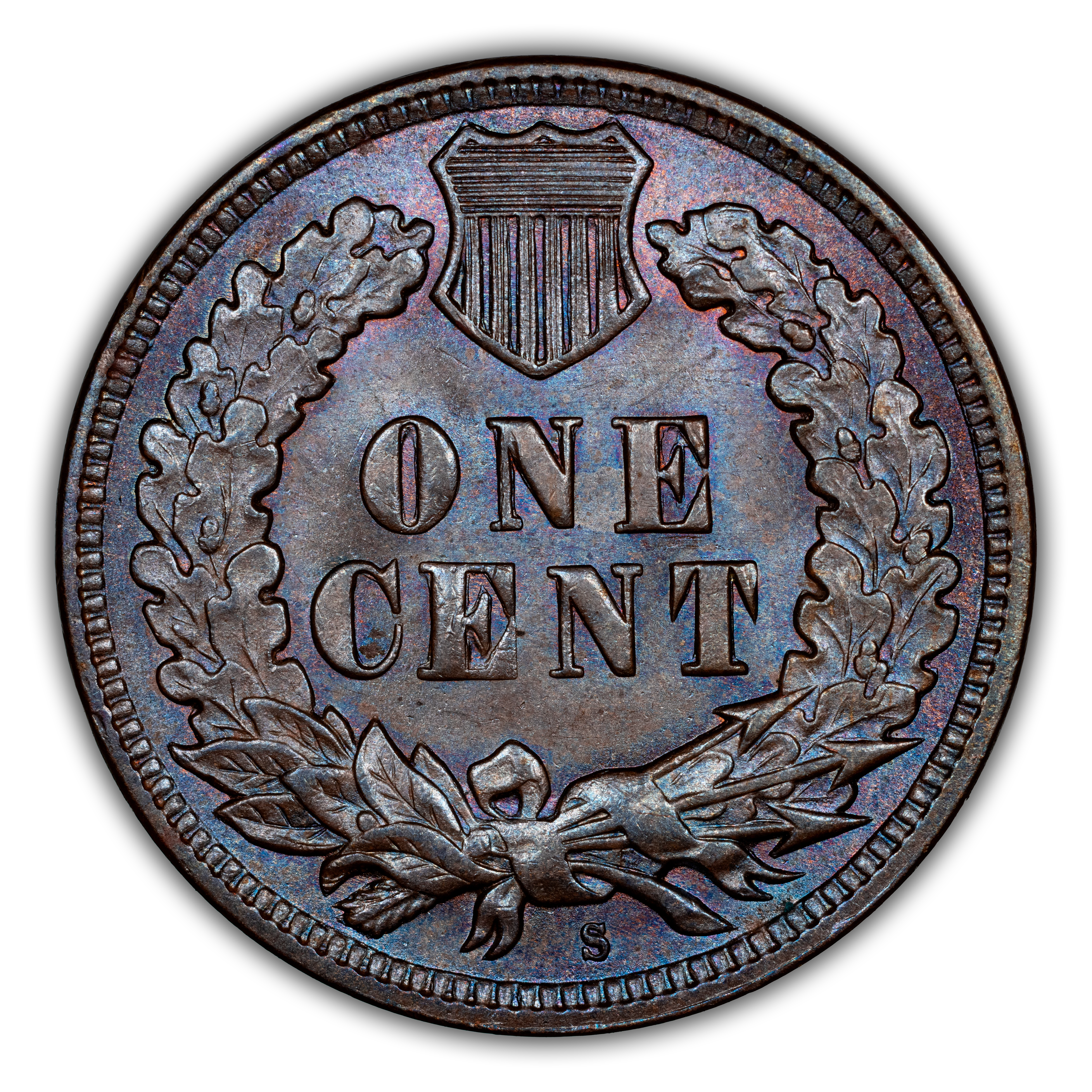 1908-S 1c Repunched Mintmark, FS-501, S-1 MS BN thumbnail 2