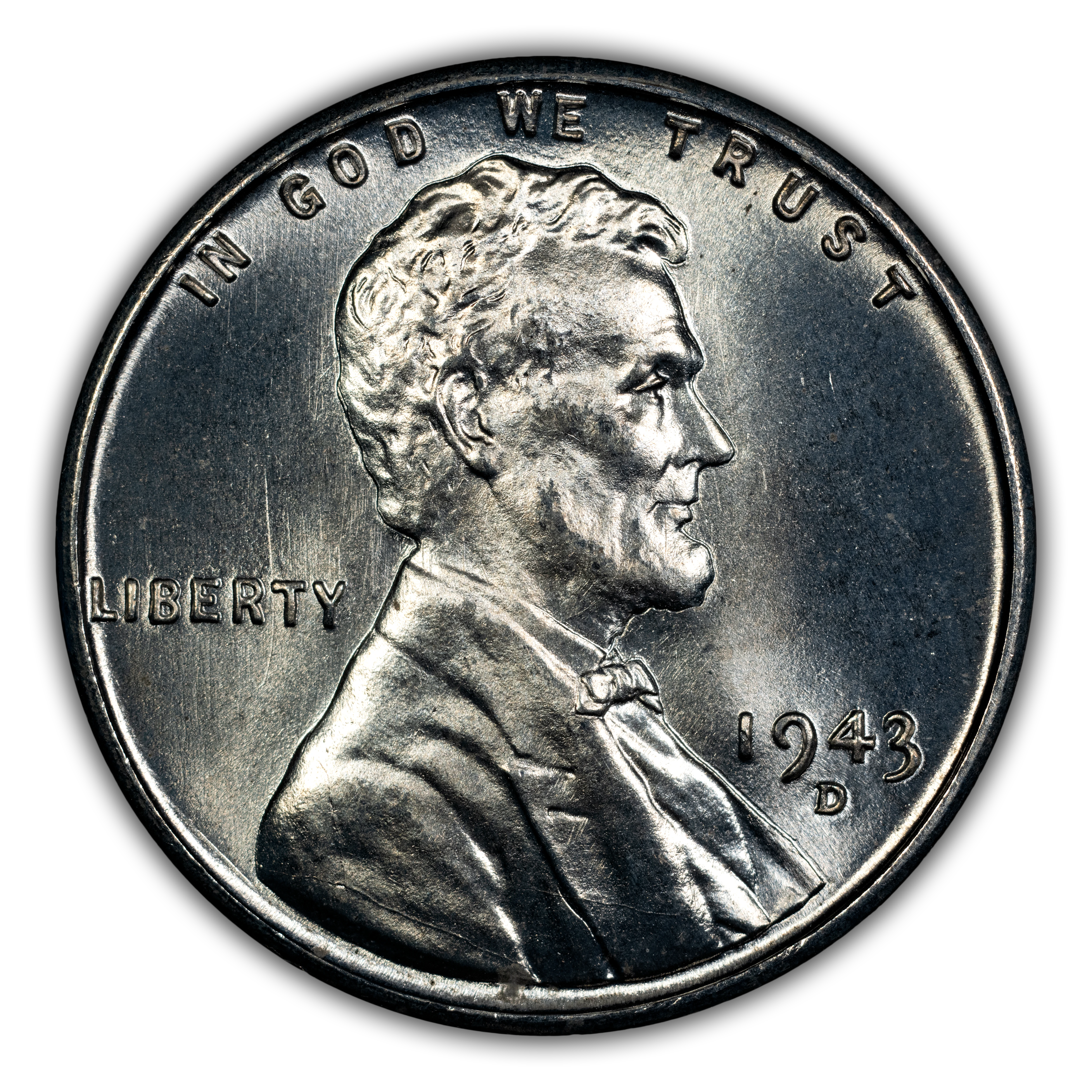 1943-D 1c Steel MS thumbnail 5