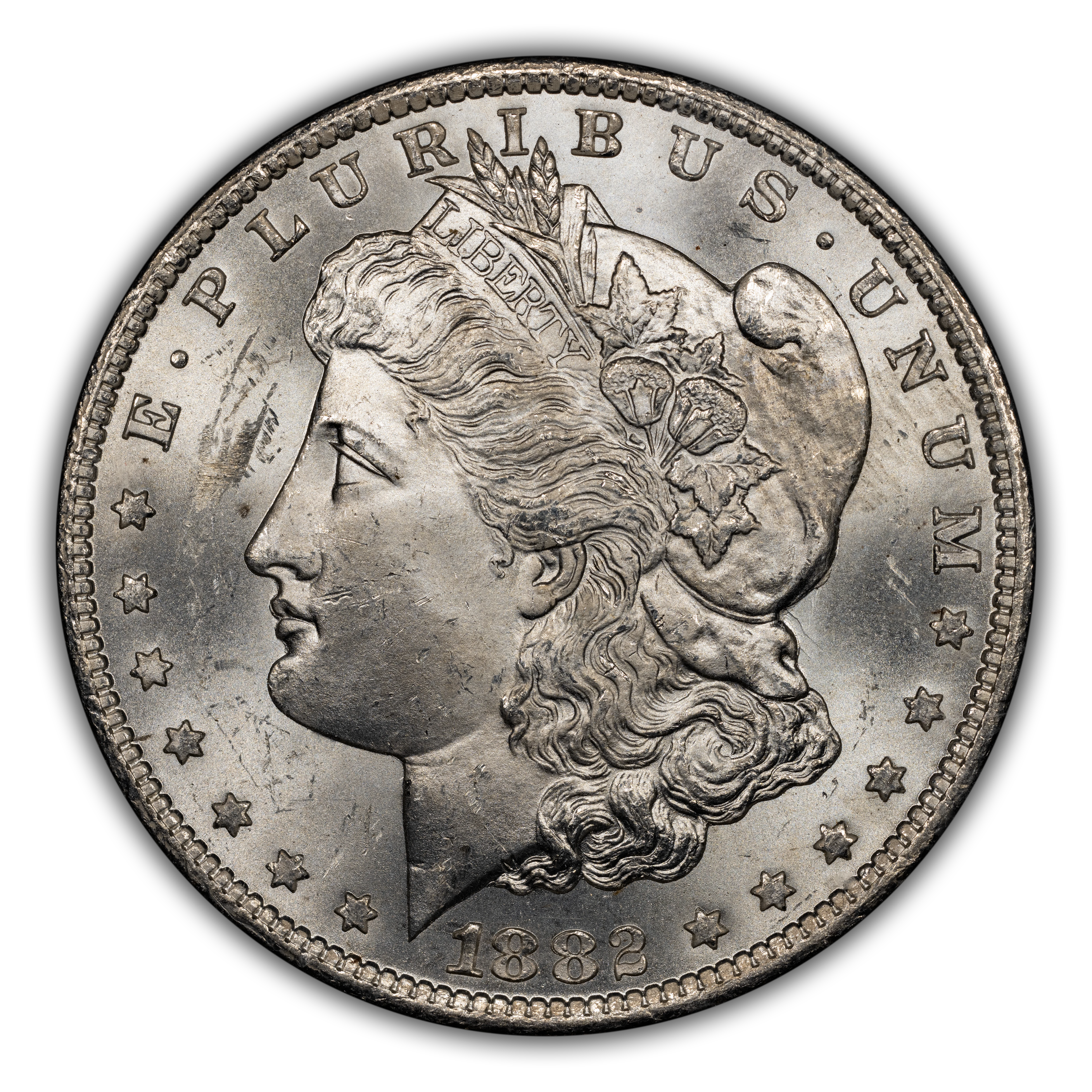 1882-CC $1  GSA Hoard, Multiple Vee Clashed Reverse, VAM-2C3 MS thumbnail 2