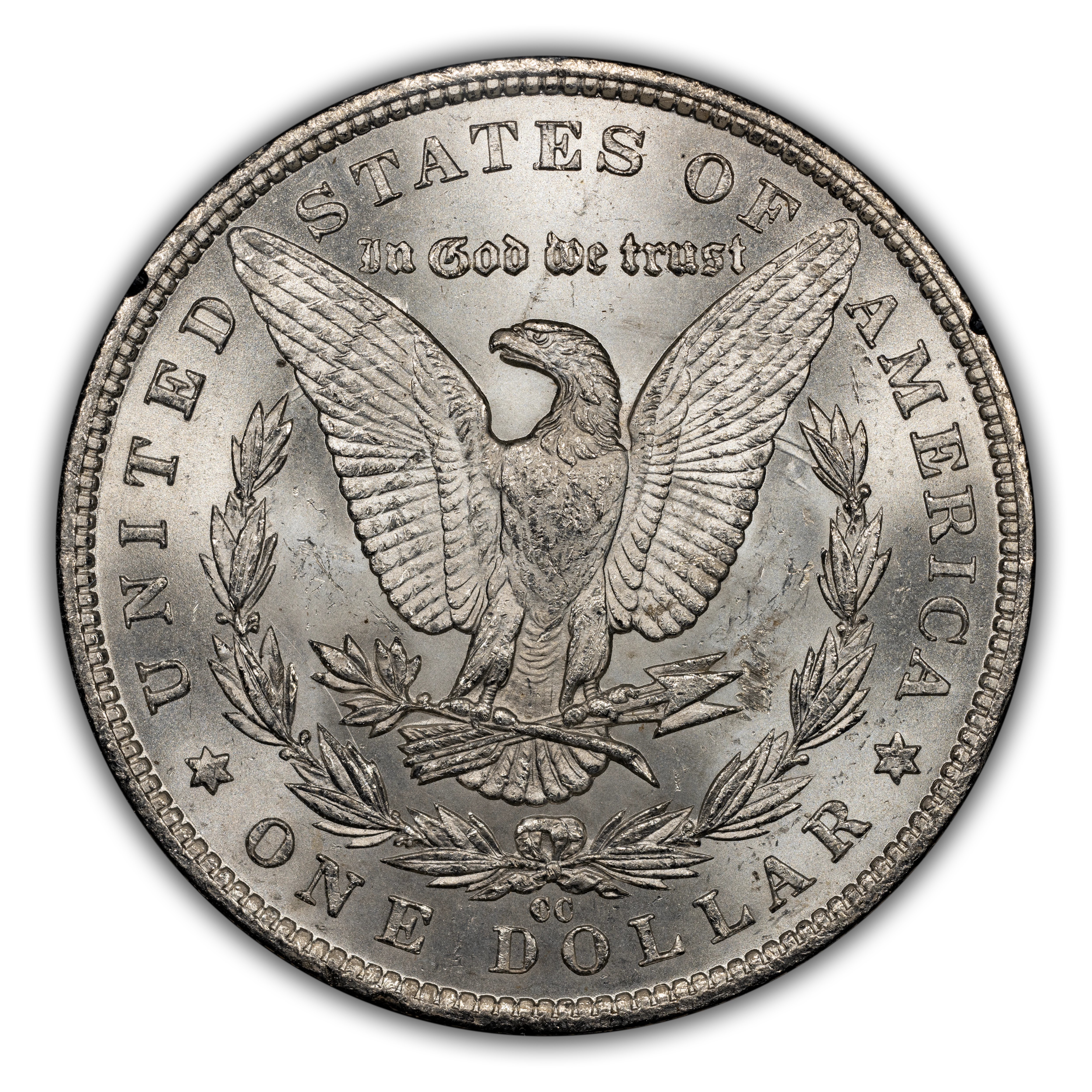 1882-CC $1  GSA Hoard, Multiple Vee Clashed Reverse, VAM-2C3 MS thumbnail 3