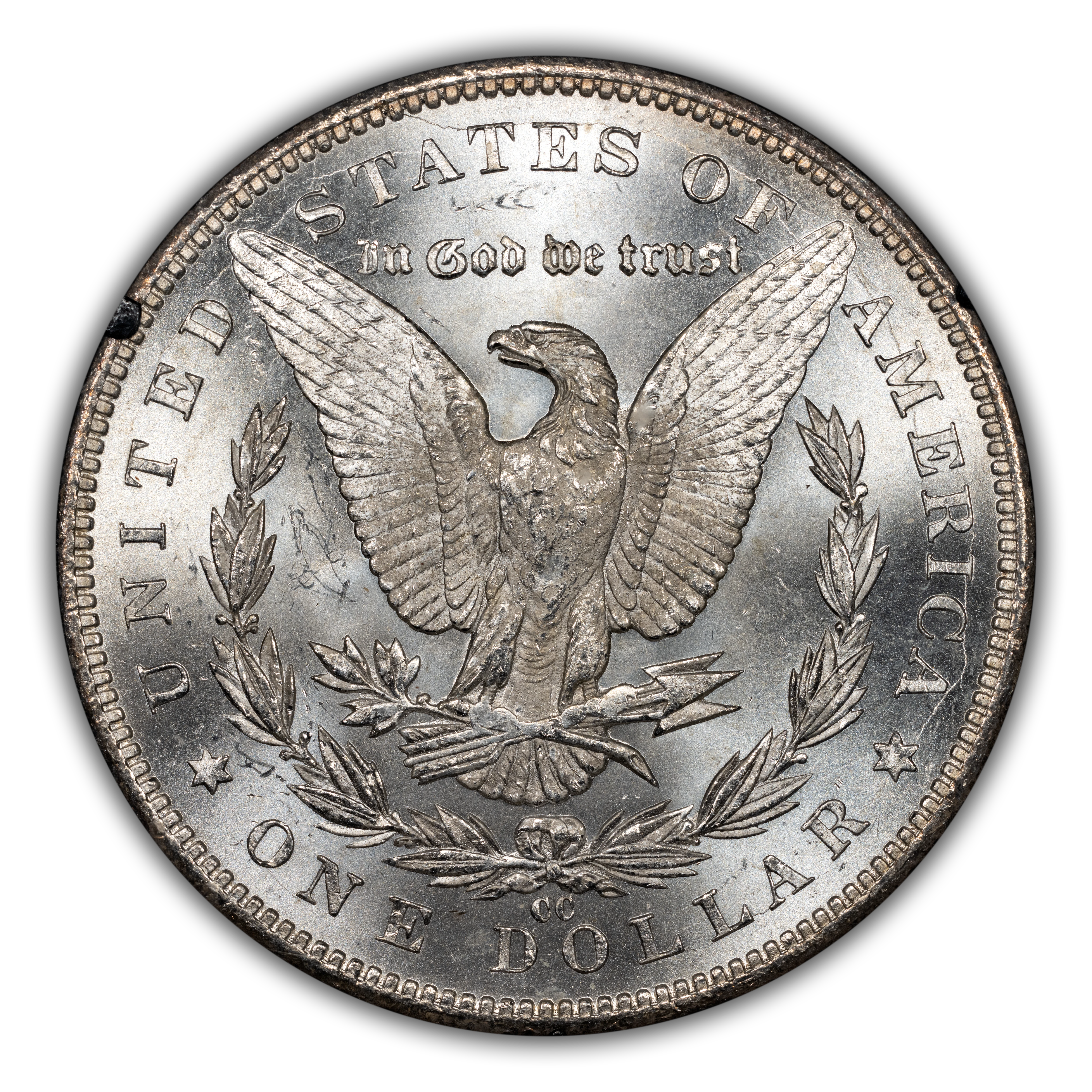 1884-CC $1  GSA Hoard, Die Gouge Cheek, Die Break, VAM-7A MS thumbnail 3