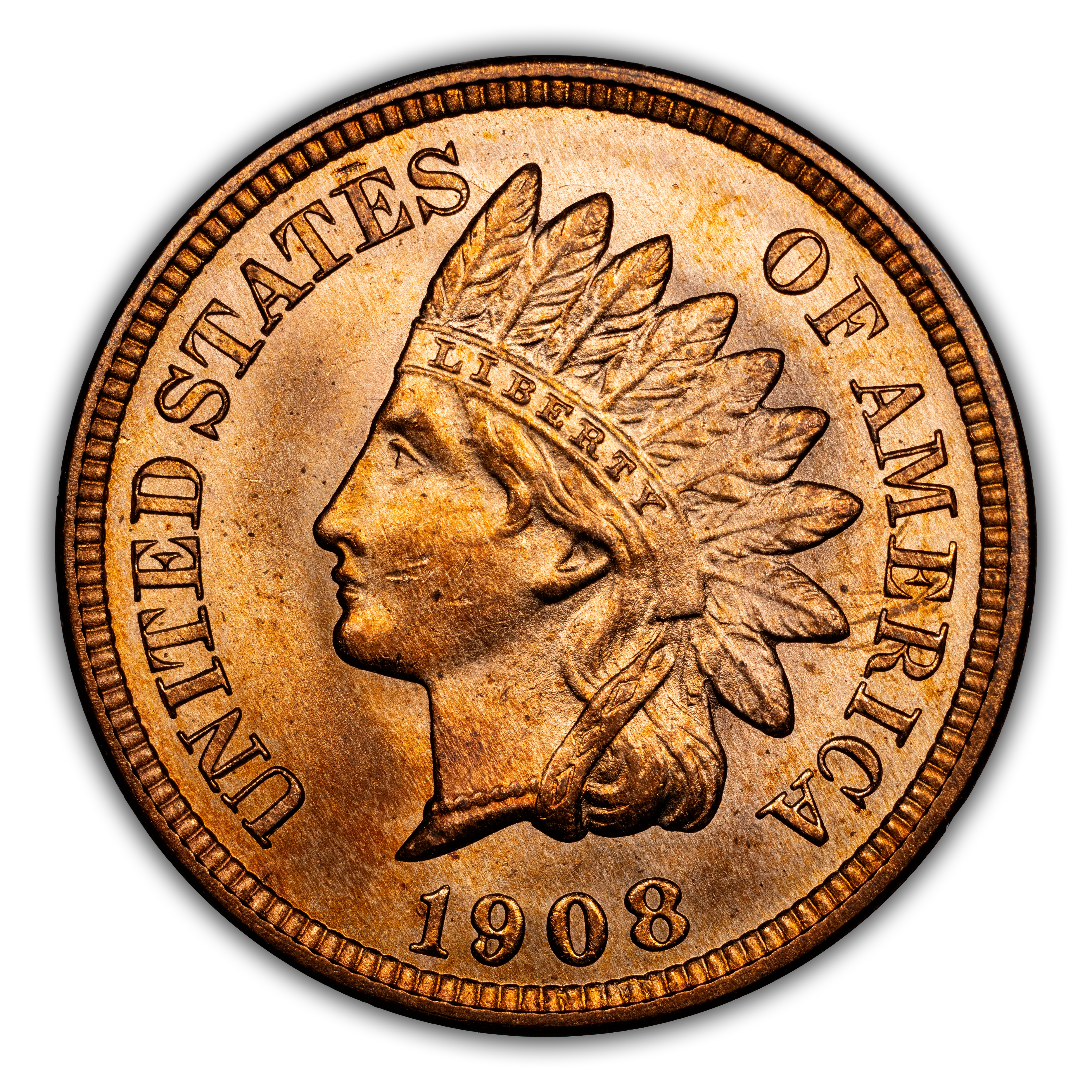 1908 1c Misplaced Date, FS-302, S-9 MS RD