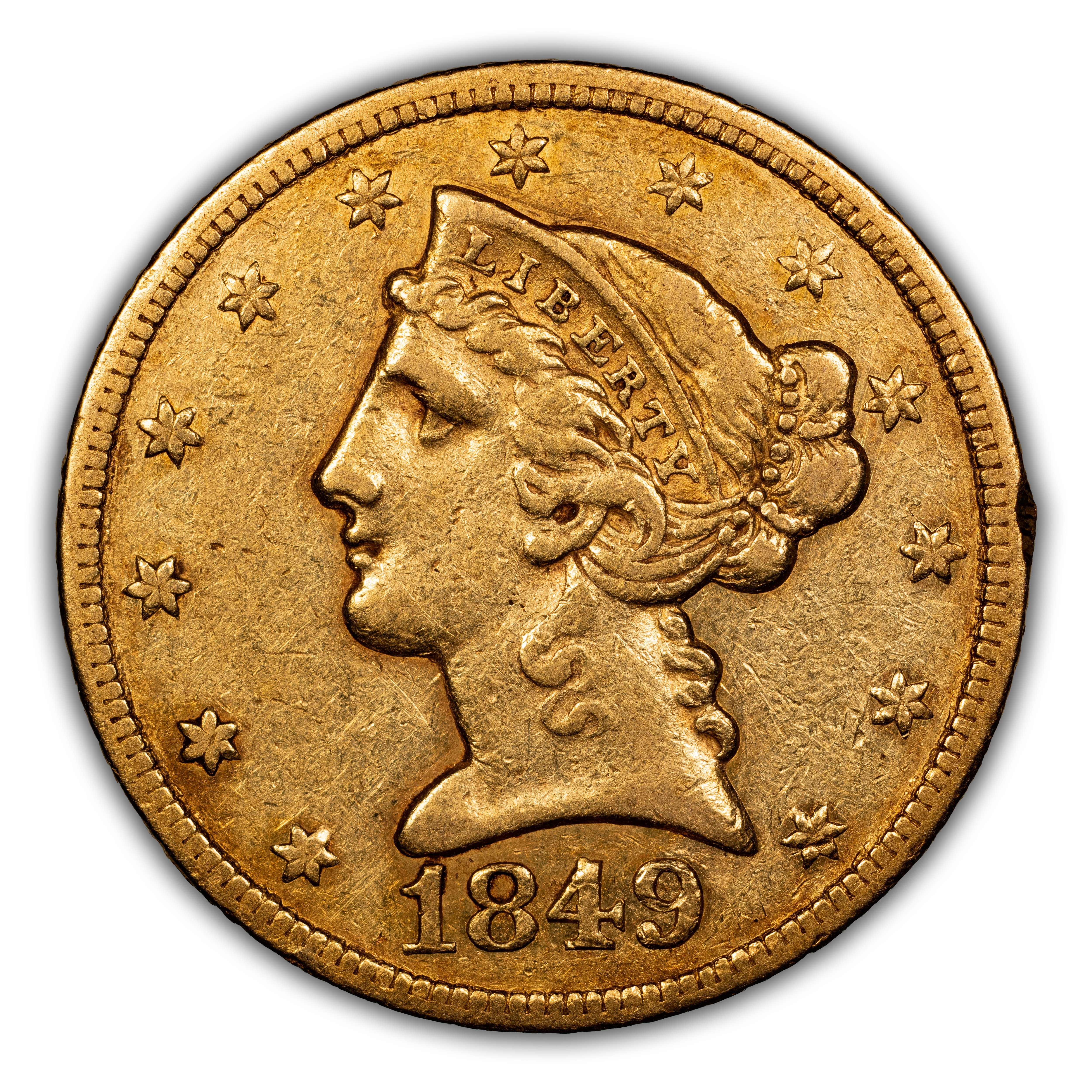 1849-C $5 MS