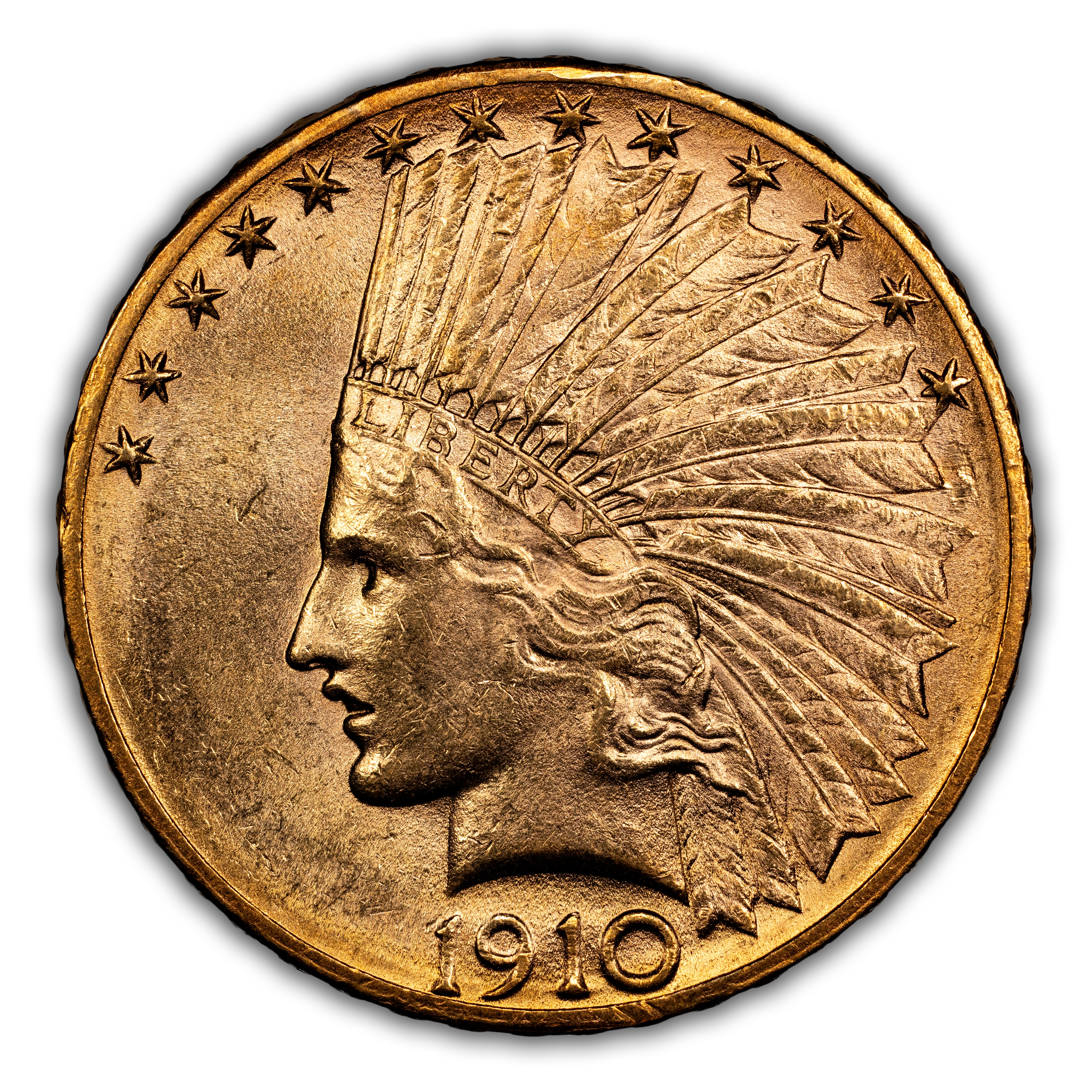 1910-D $10  MS thumbnail 6
