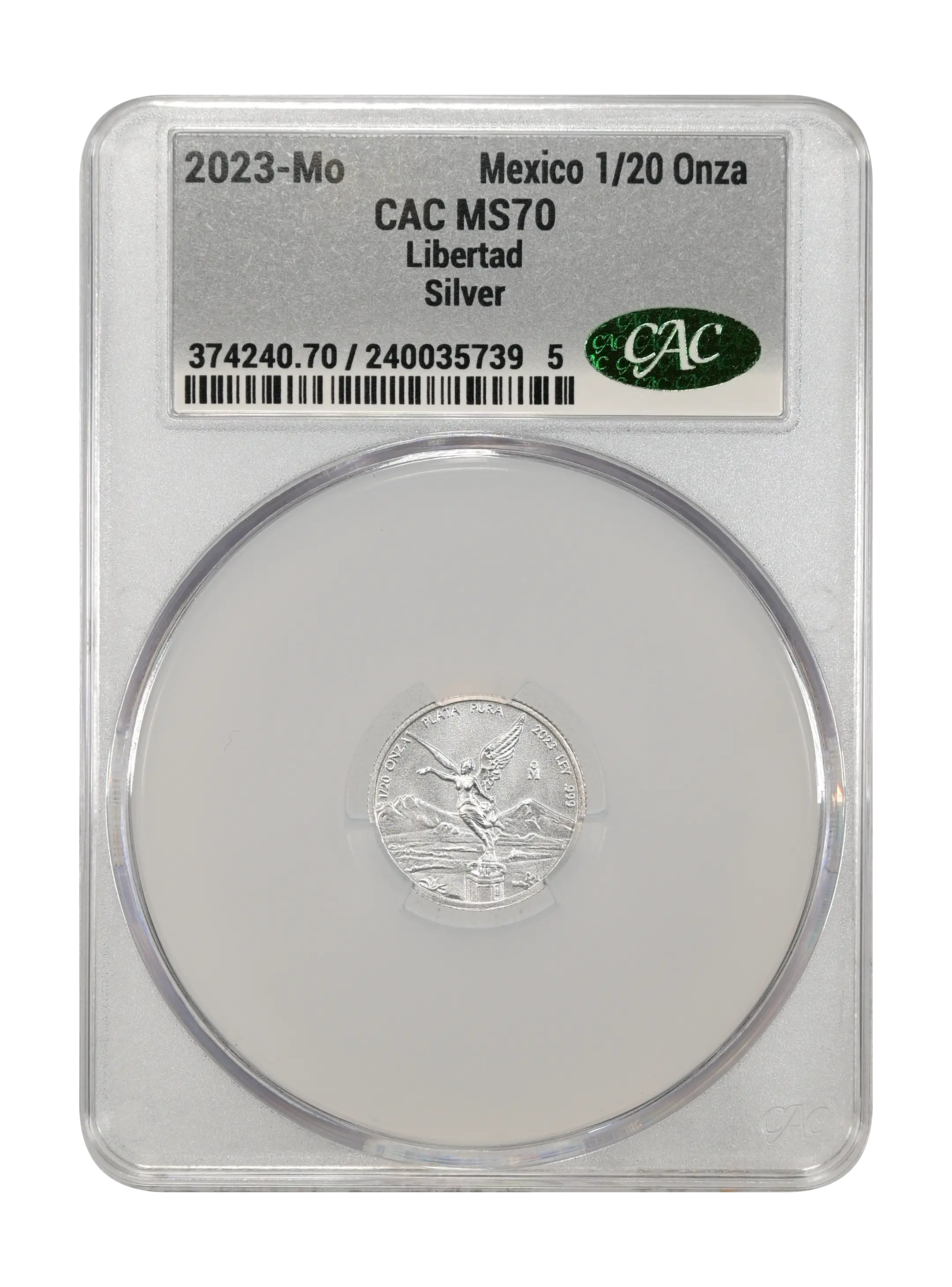 2023-Mo 1/20 Onza Libertad, Silver MS