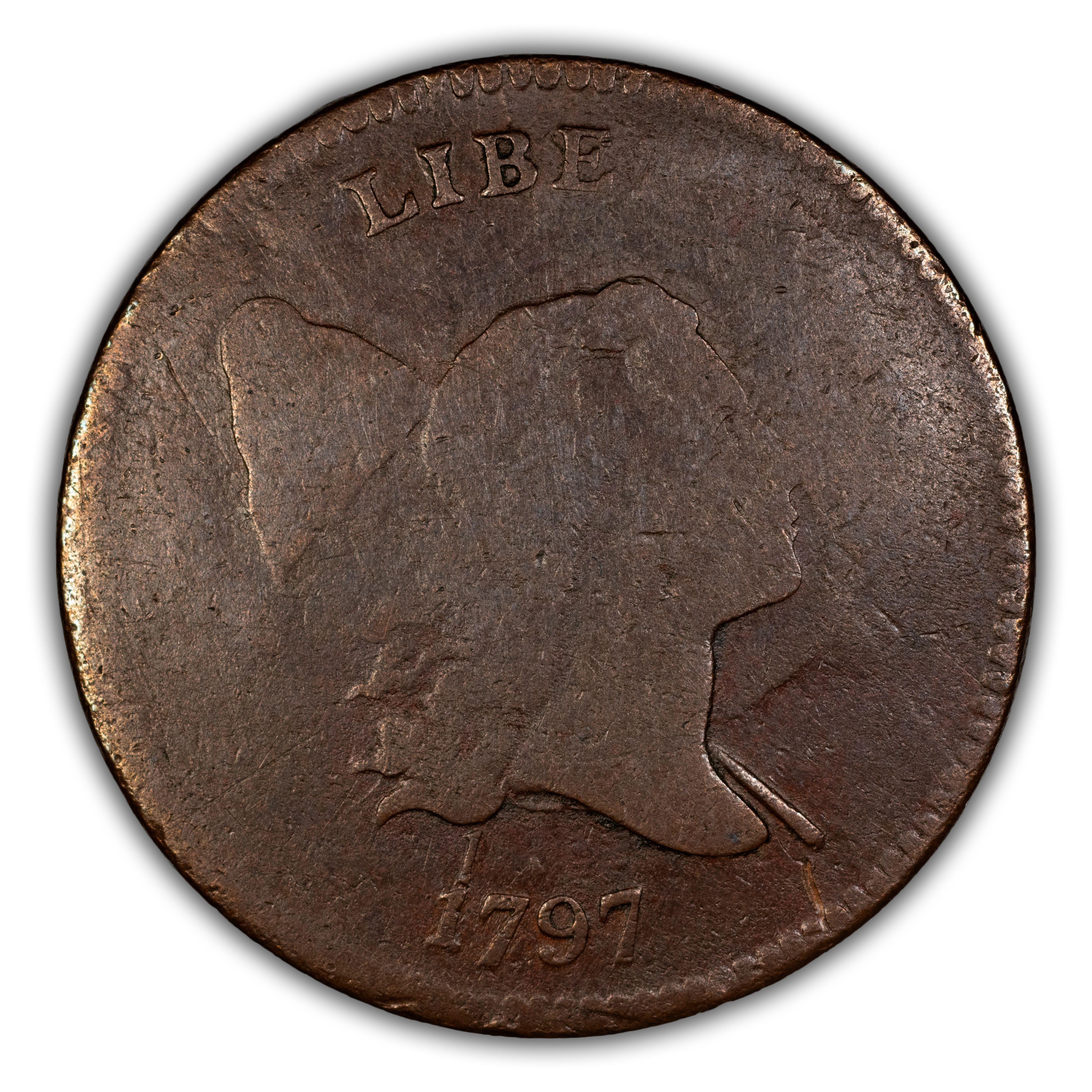 1797 1/2c 1 Above 1 MS BN