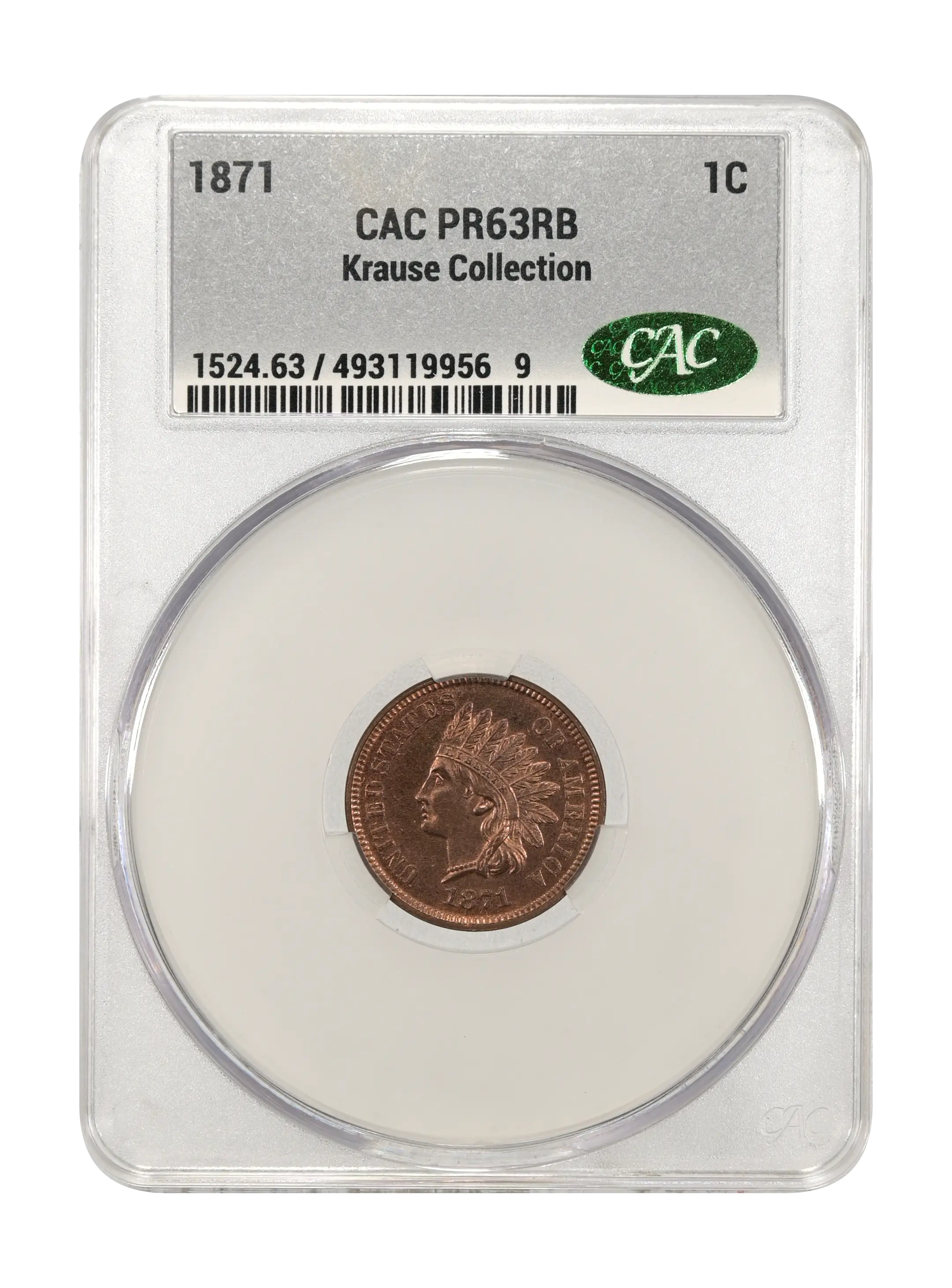 1871 1c Shallow N, PR-2 PR RB PR61 RB thumbnail 23