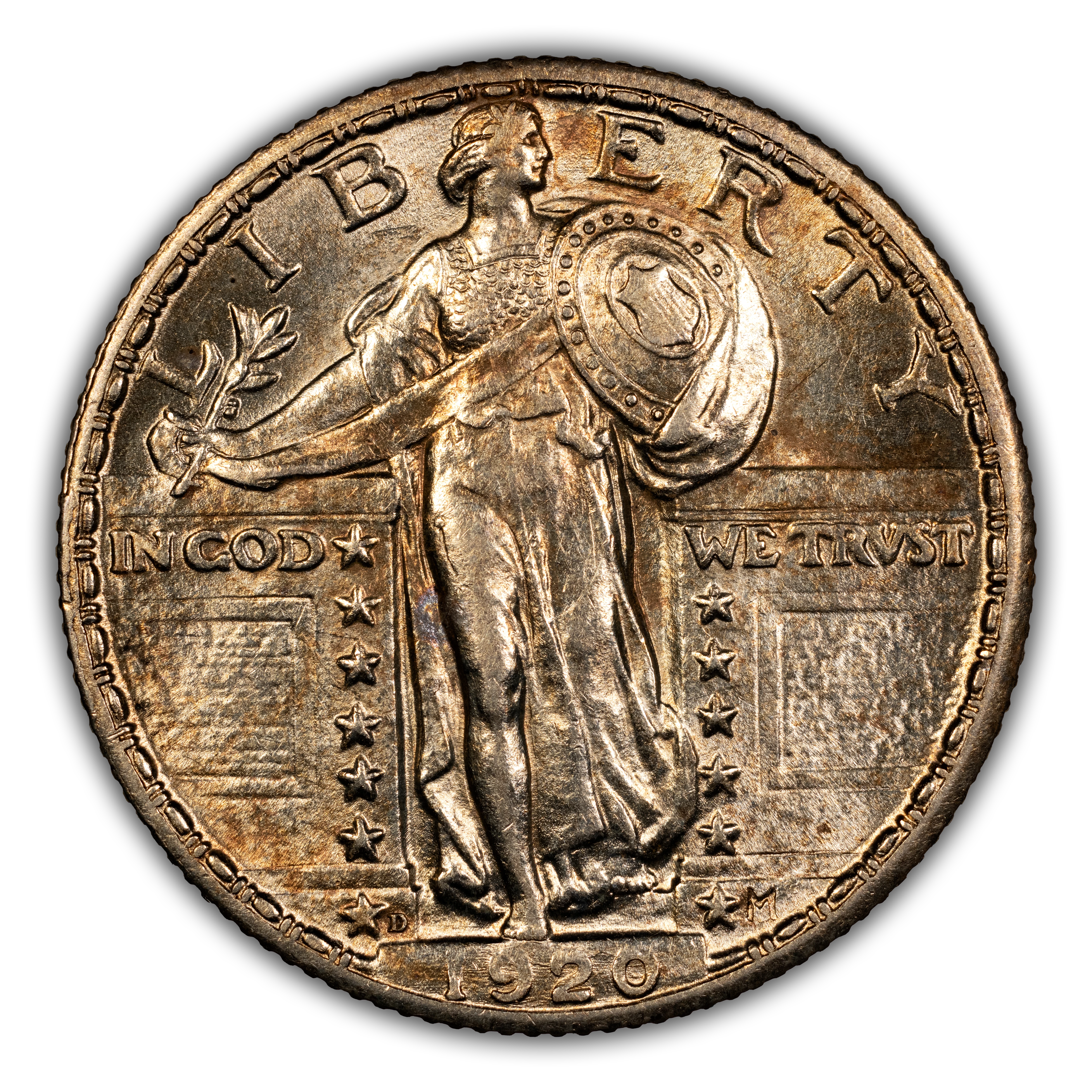 1920-D 25c MS FH thumbnail 2