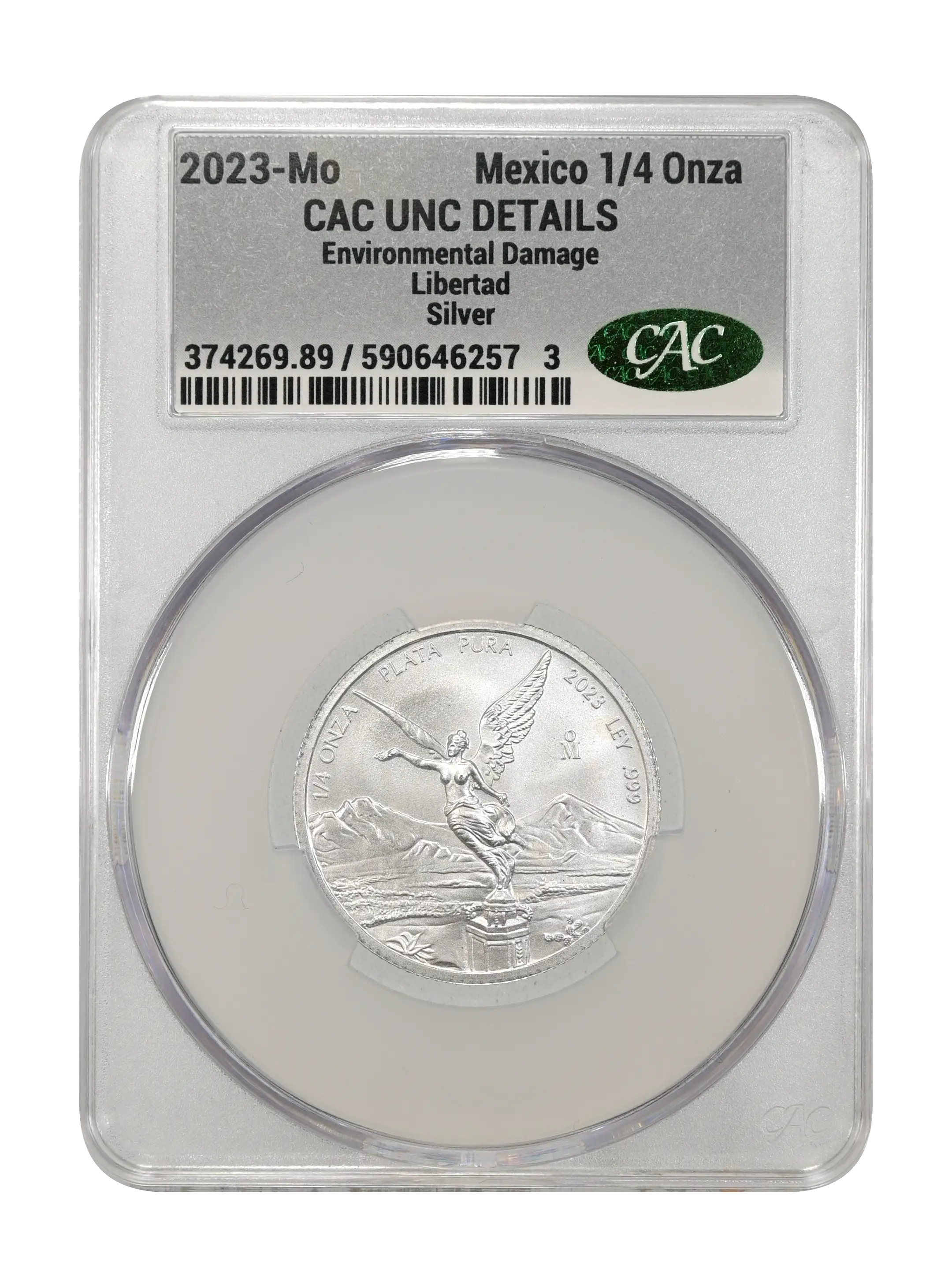 2023-Mo 1/4 Onza Libertad, Silver MS