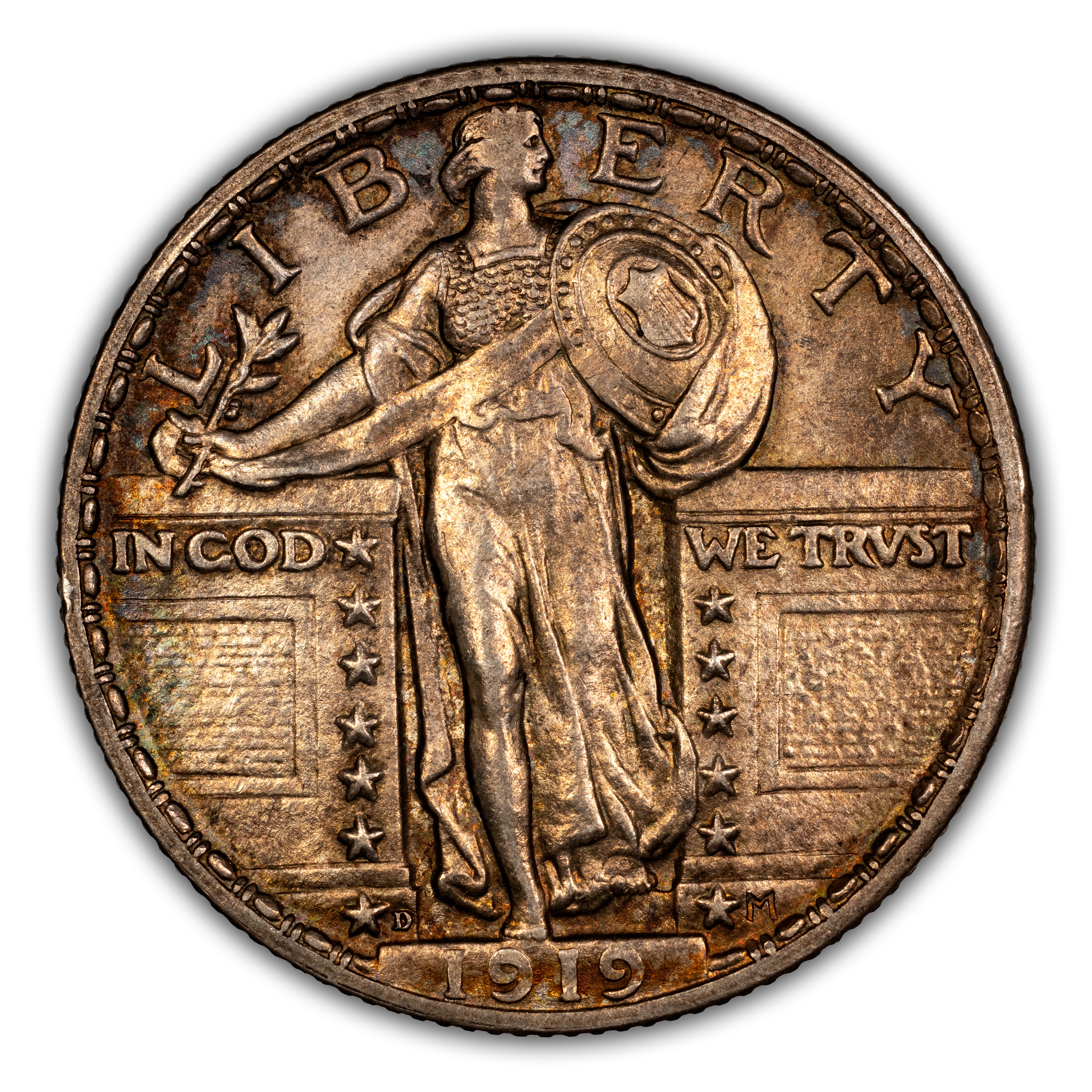 1919-D 25c MS thumbnail 5