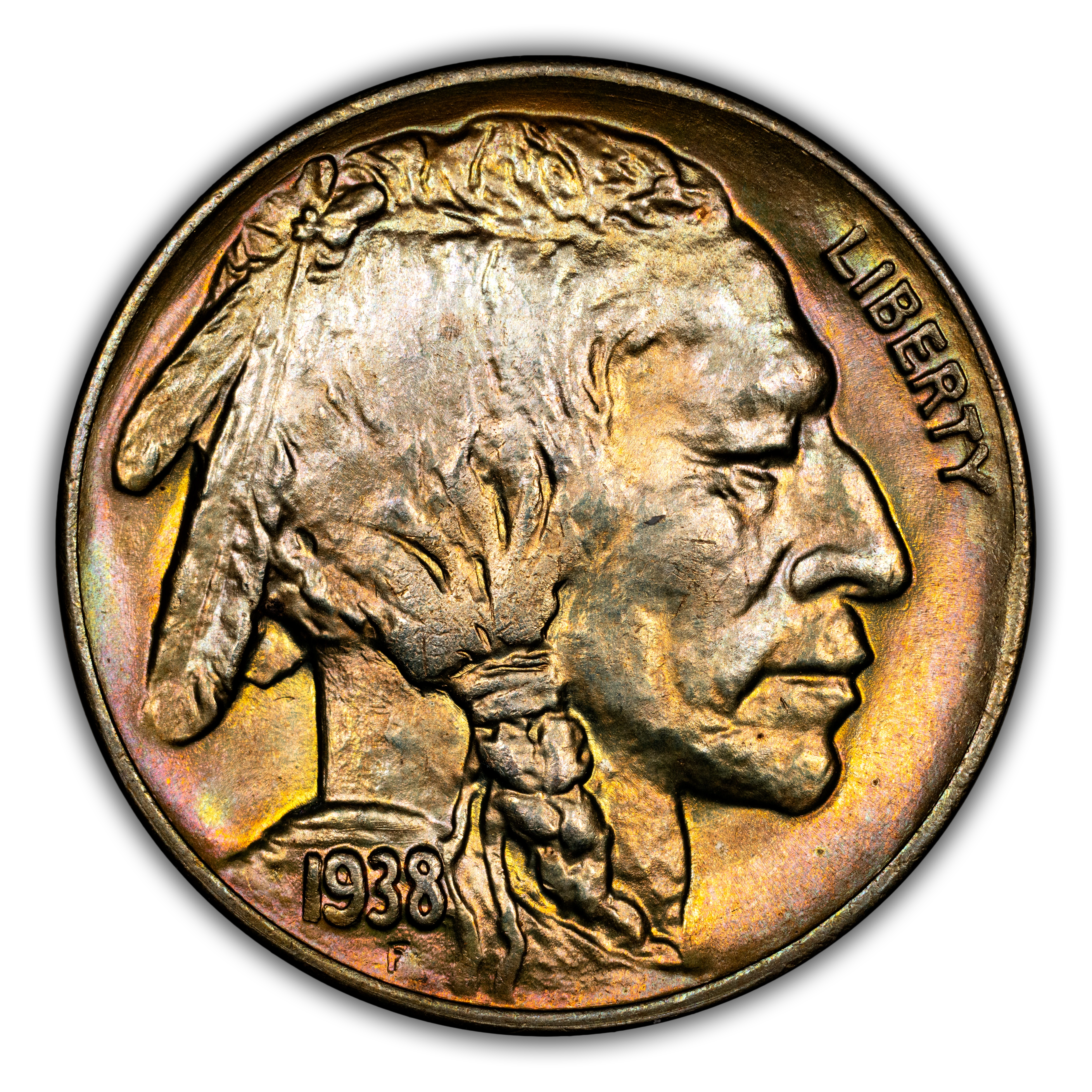 1938-D 5c Buffalo MS thumbnail 4
