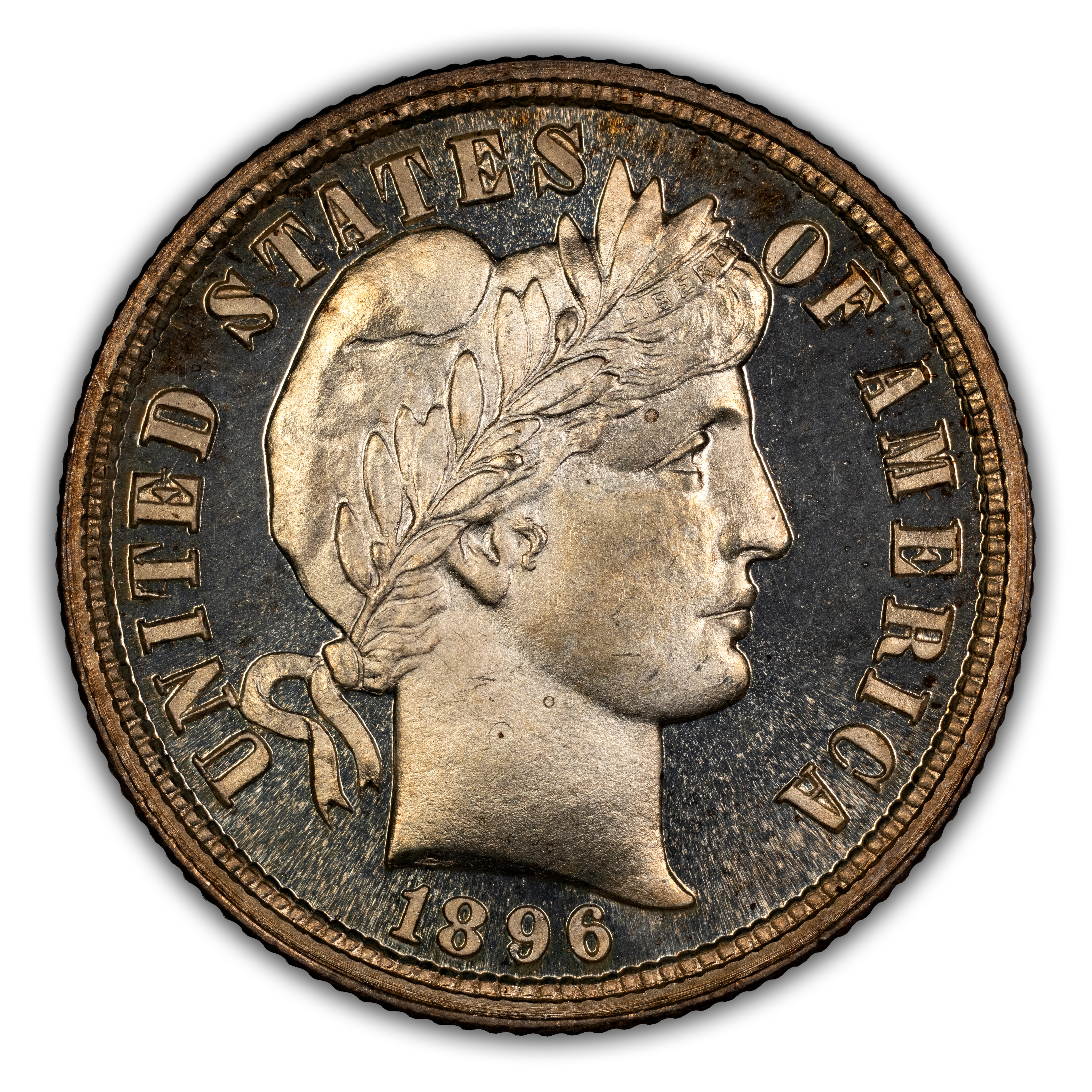 1896 10c PR CAM