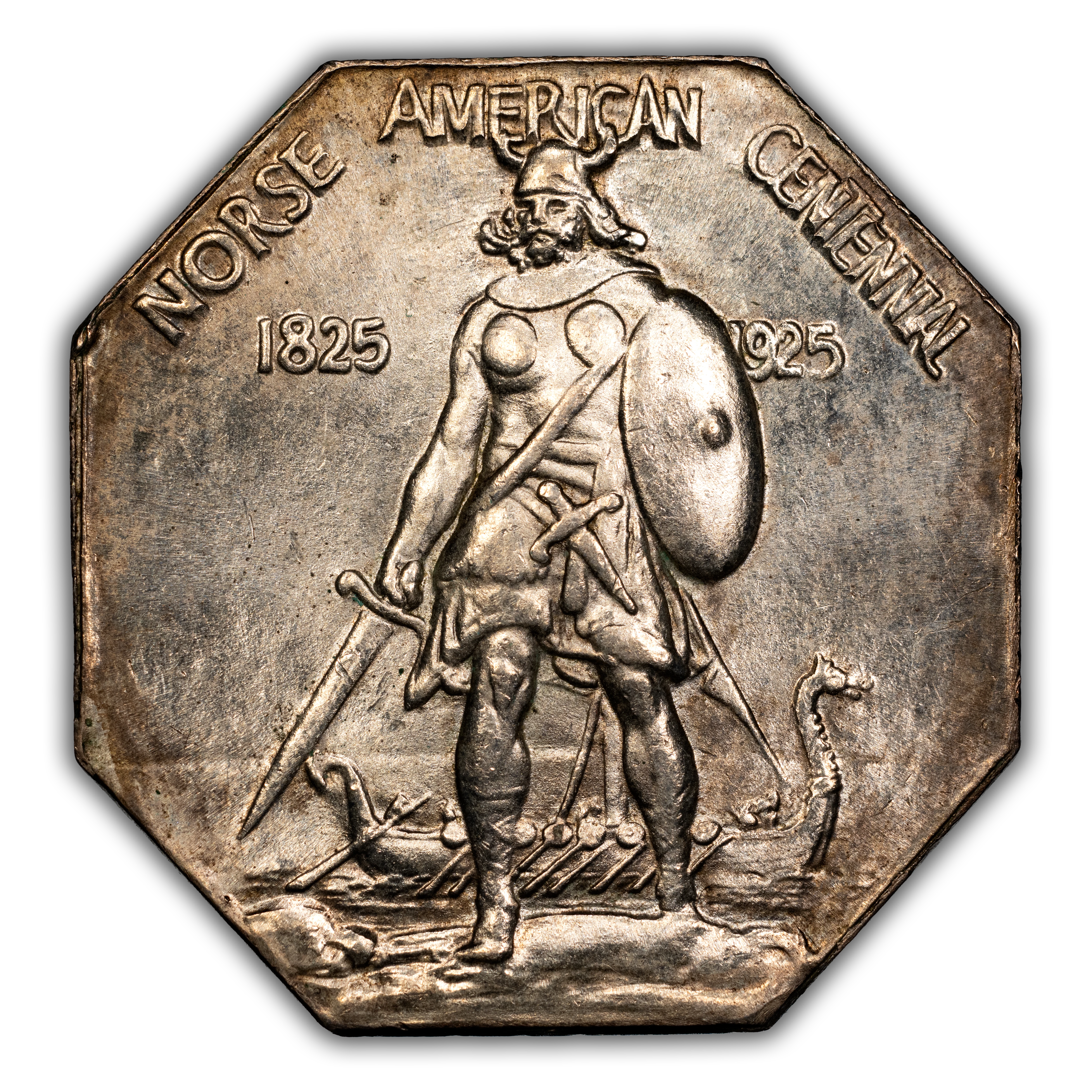 1925 Medal Norse American, Thick MS thumbnail 4