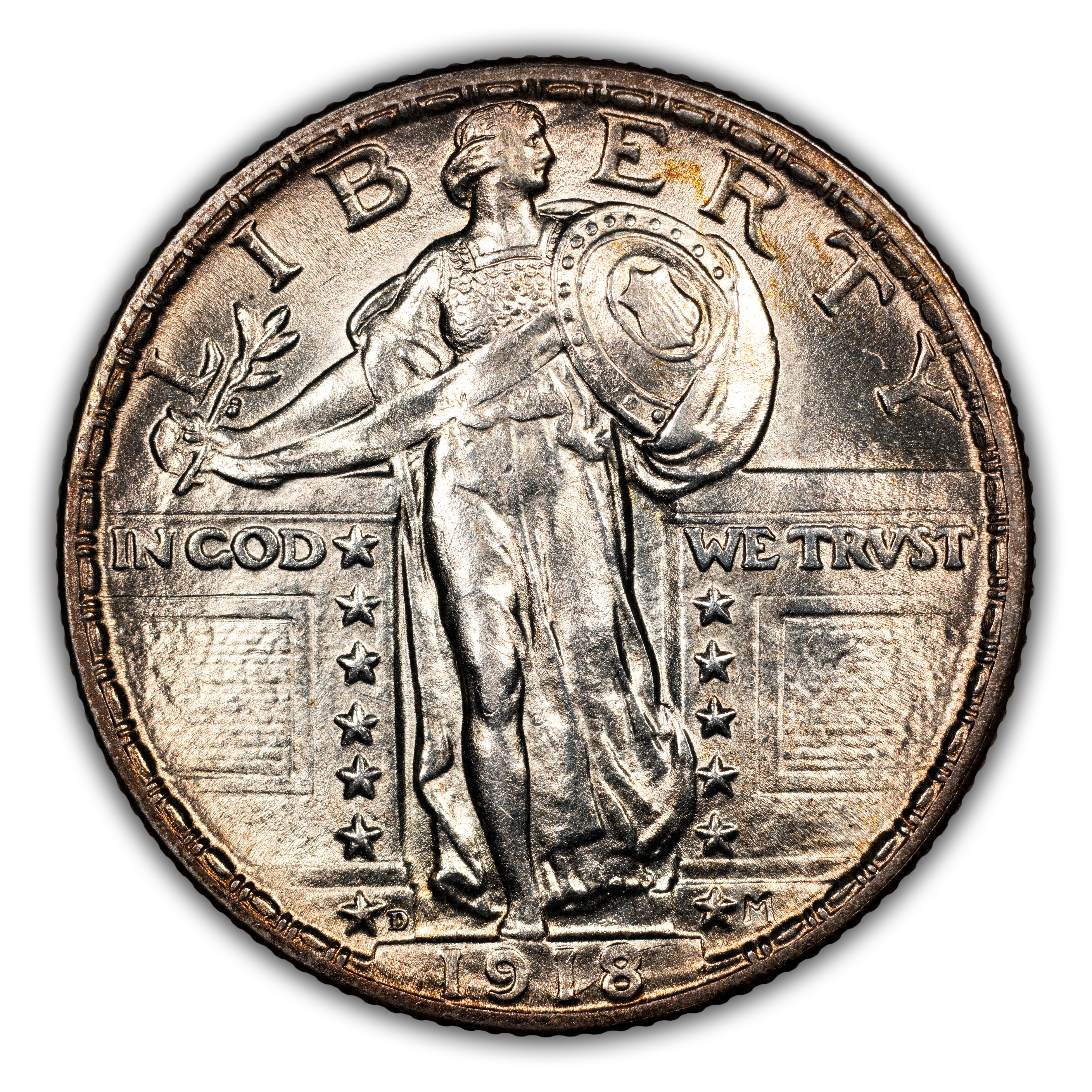 1918-D 25c MS thumbnail 3