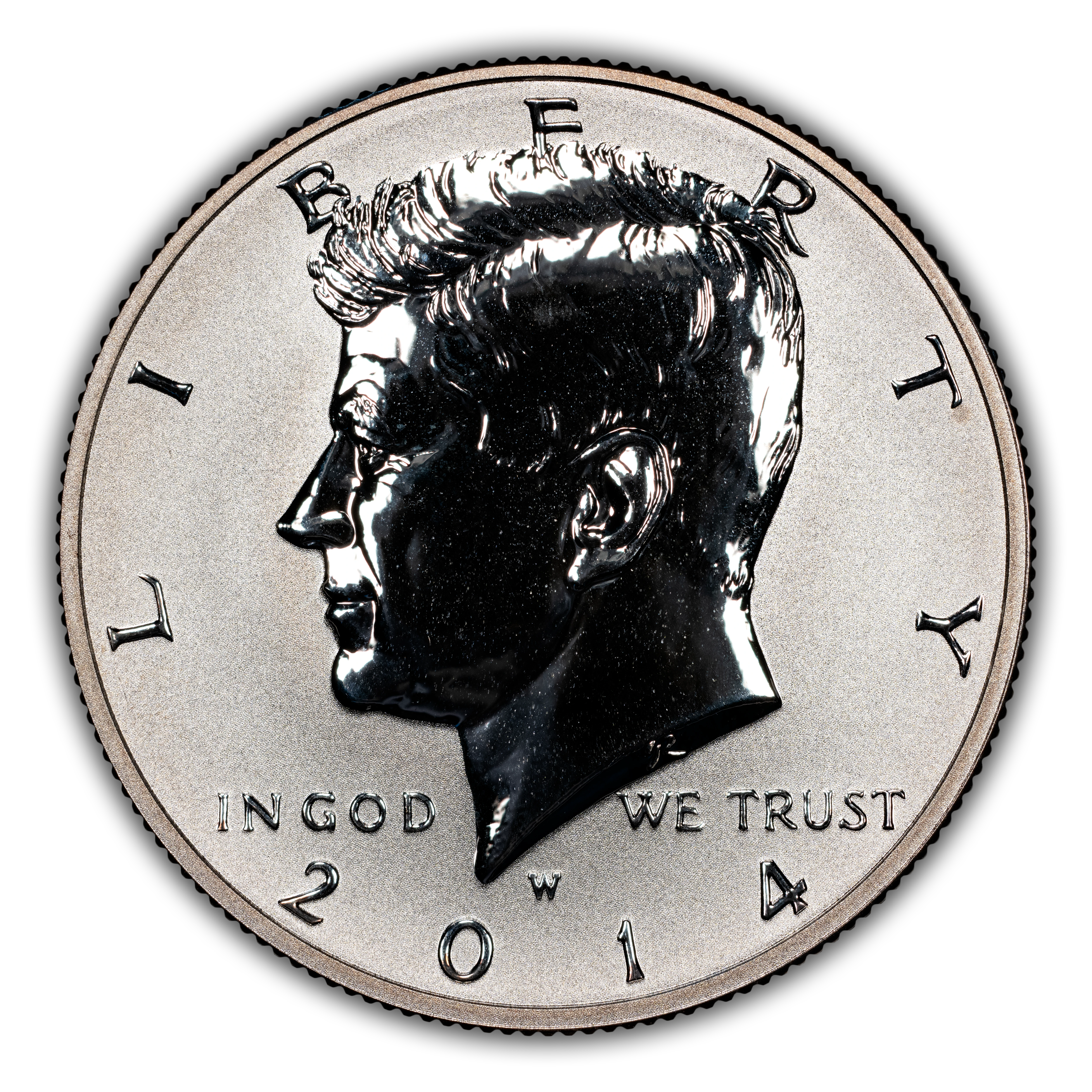 2014-W 50c Silver, 50th Anniversary, Reverse Proof PR