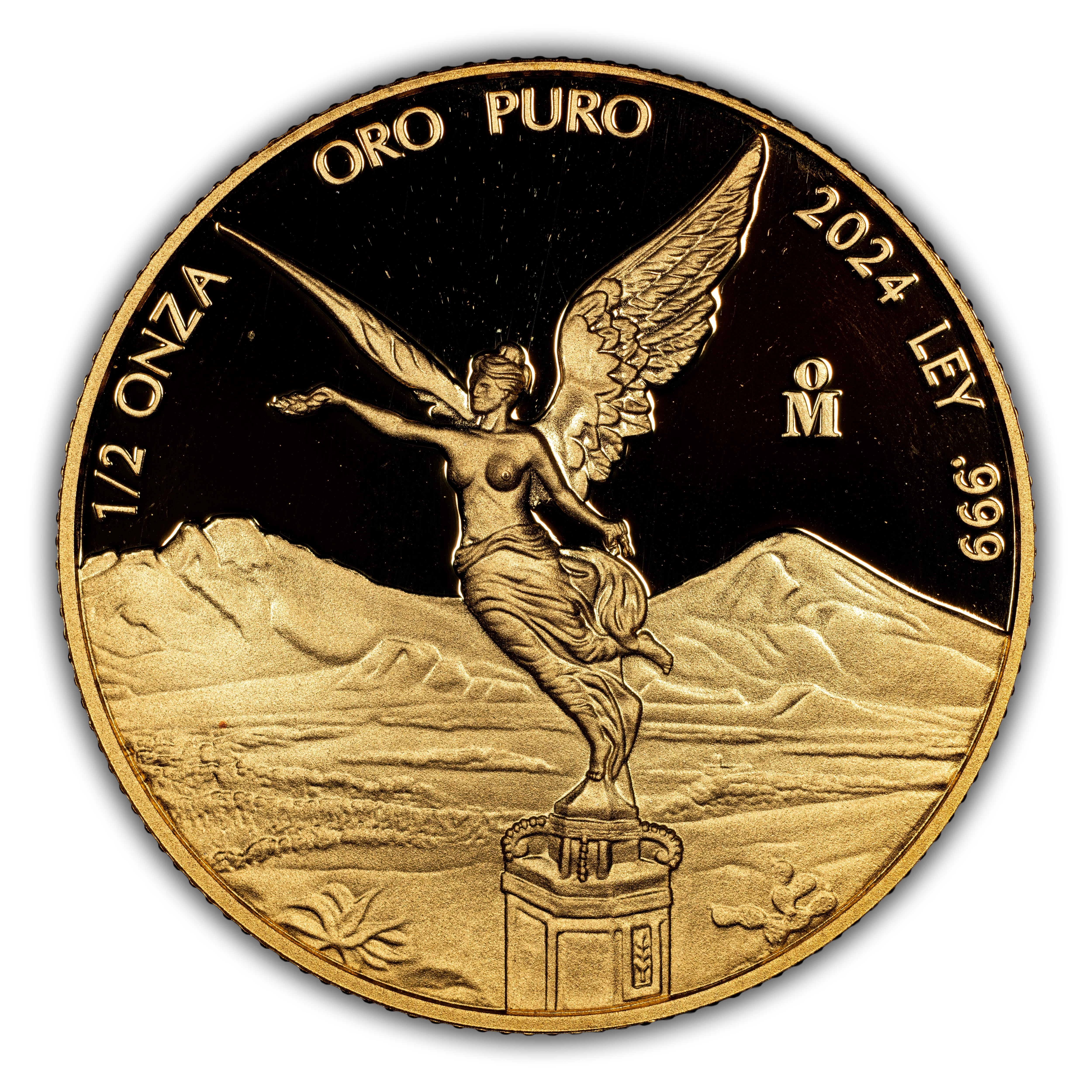 2024-Mo 1/2 Onza Libertad, Gold PR DCAM