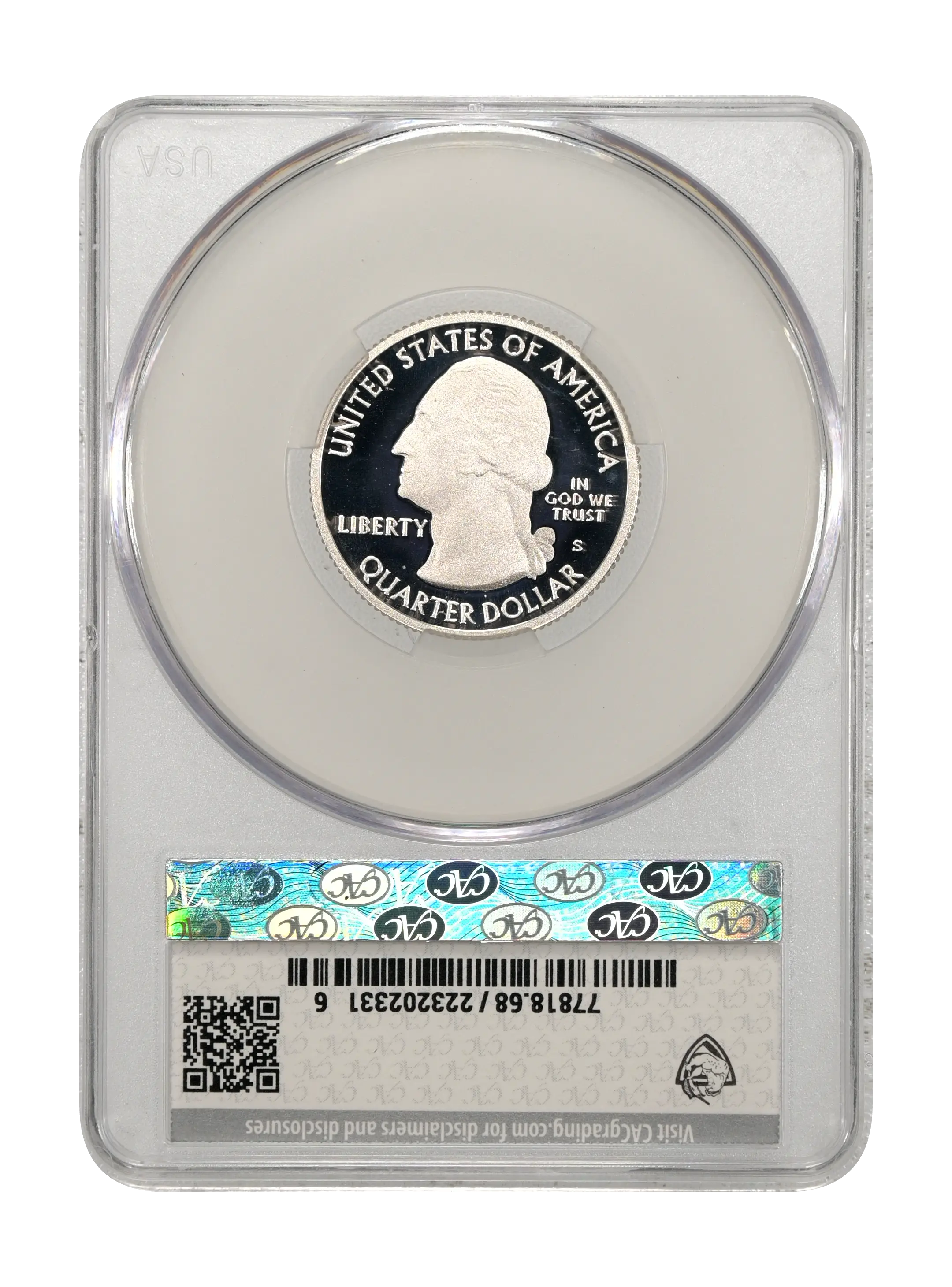 2014-S 25c Arches, Silver PR DCAM thumbnail 6