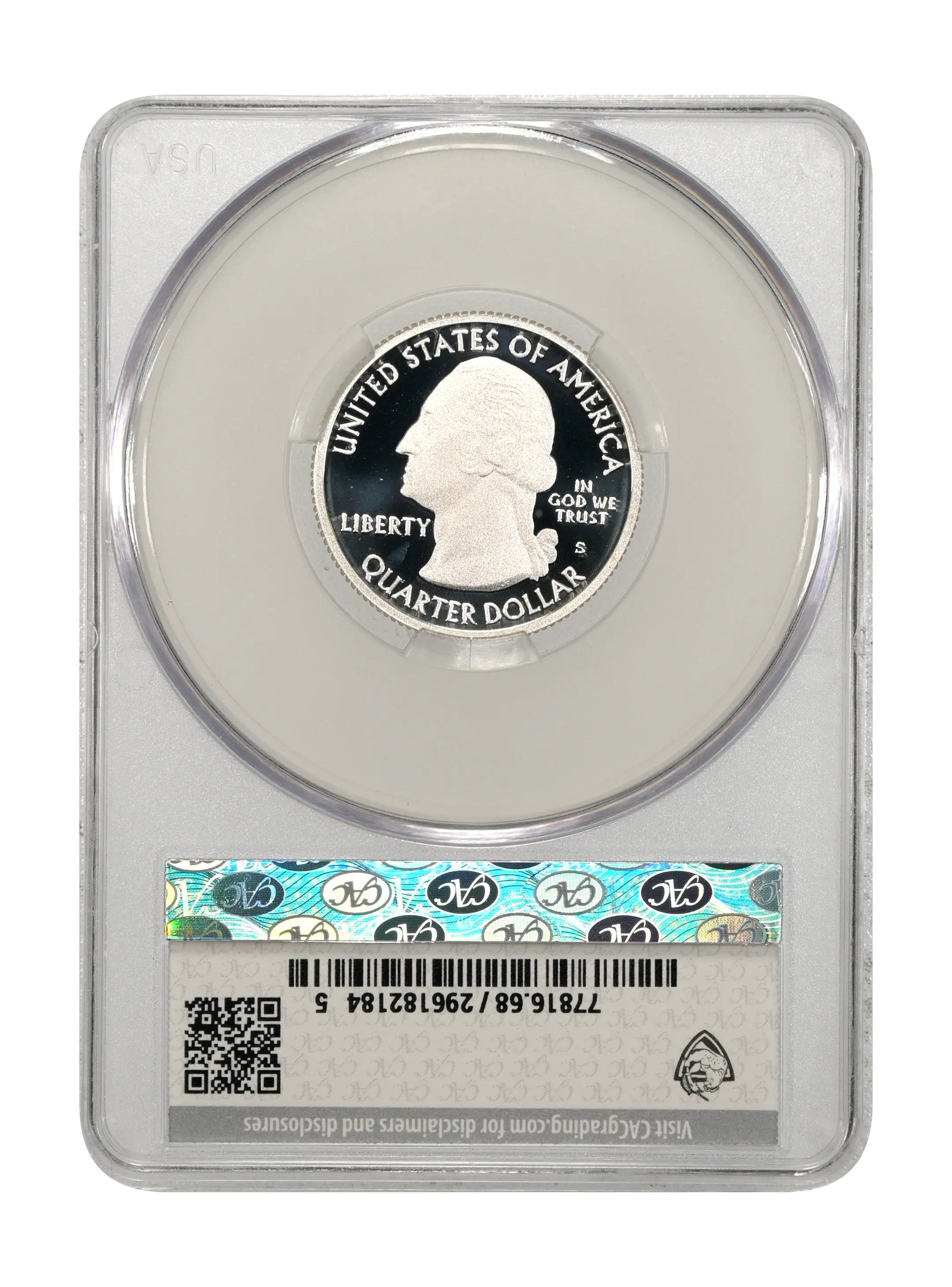 2014-S 25c Shenandoah, Silver PR DCAM thumbnail 10