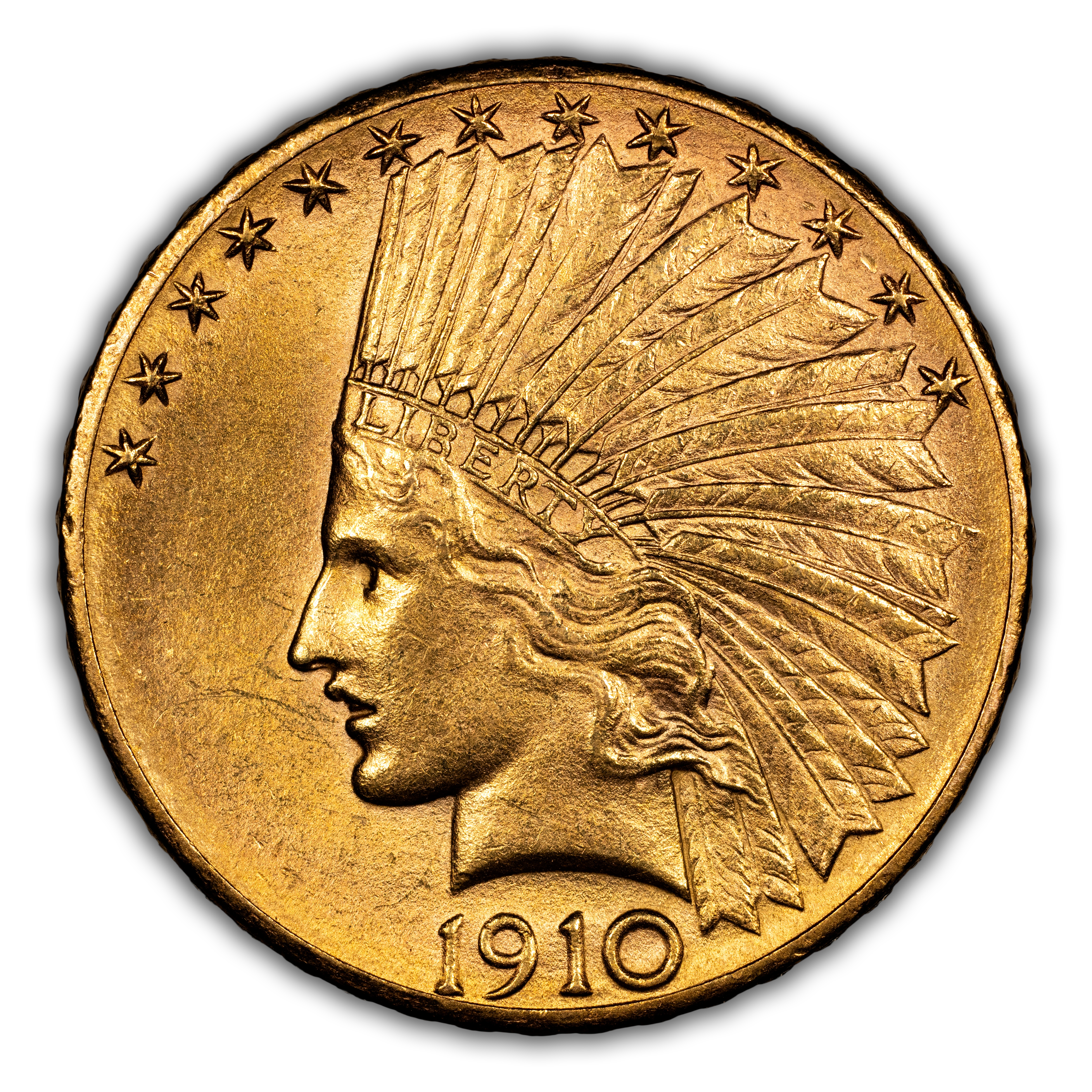 1910-D $10  MS thumbnail 5