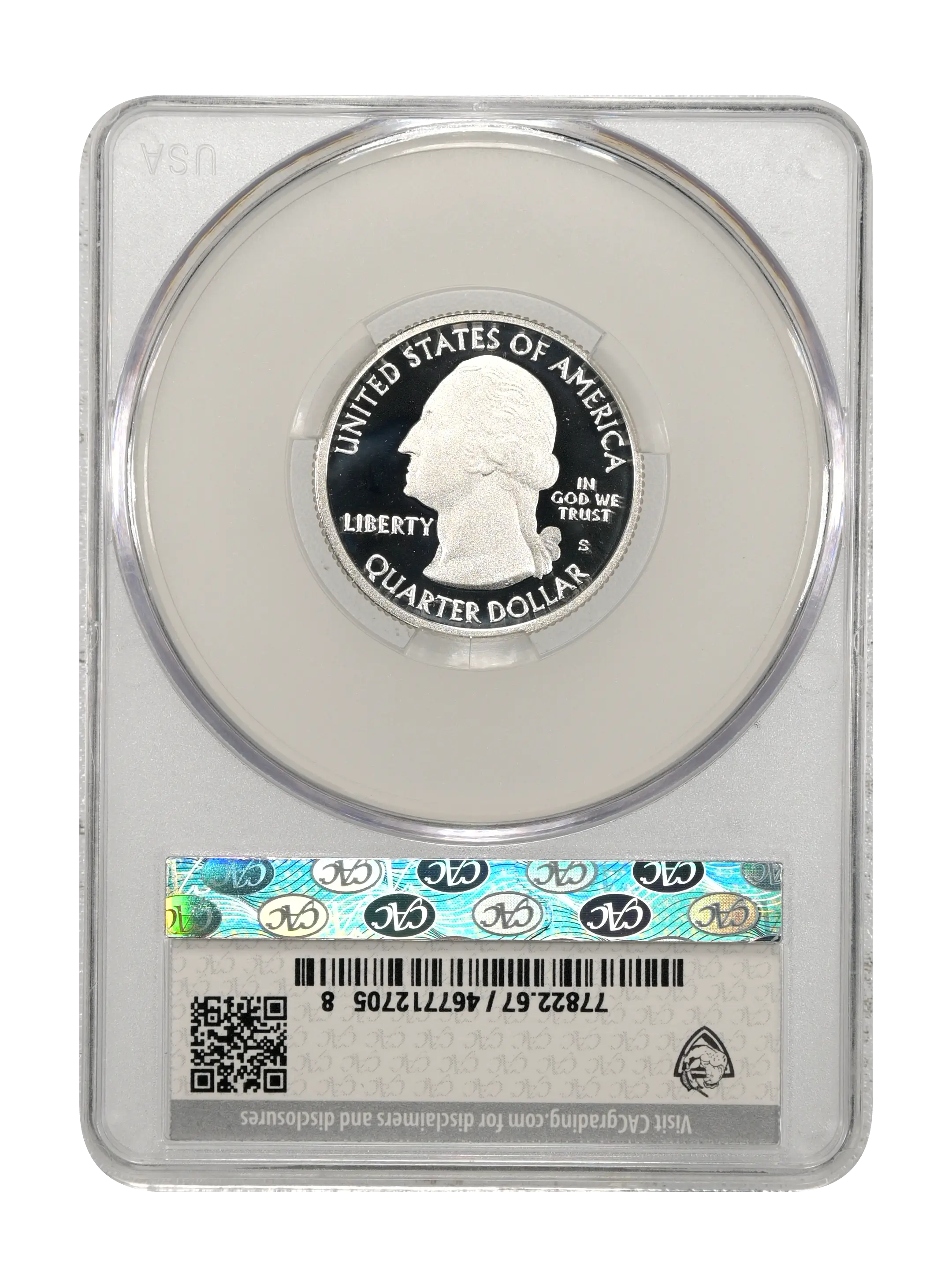 2014-S 25c Everglades, Silver PR DCAM thumbnail 7
