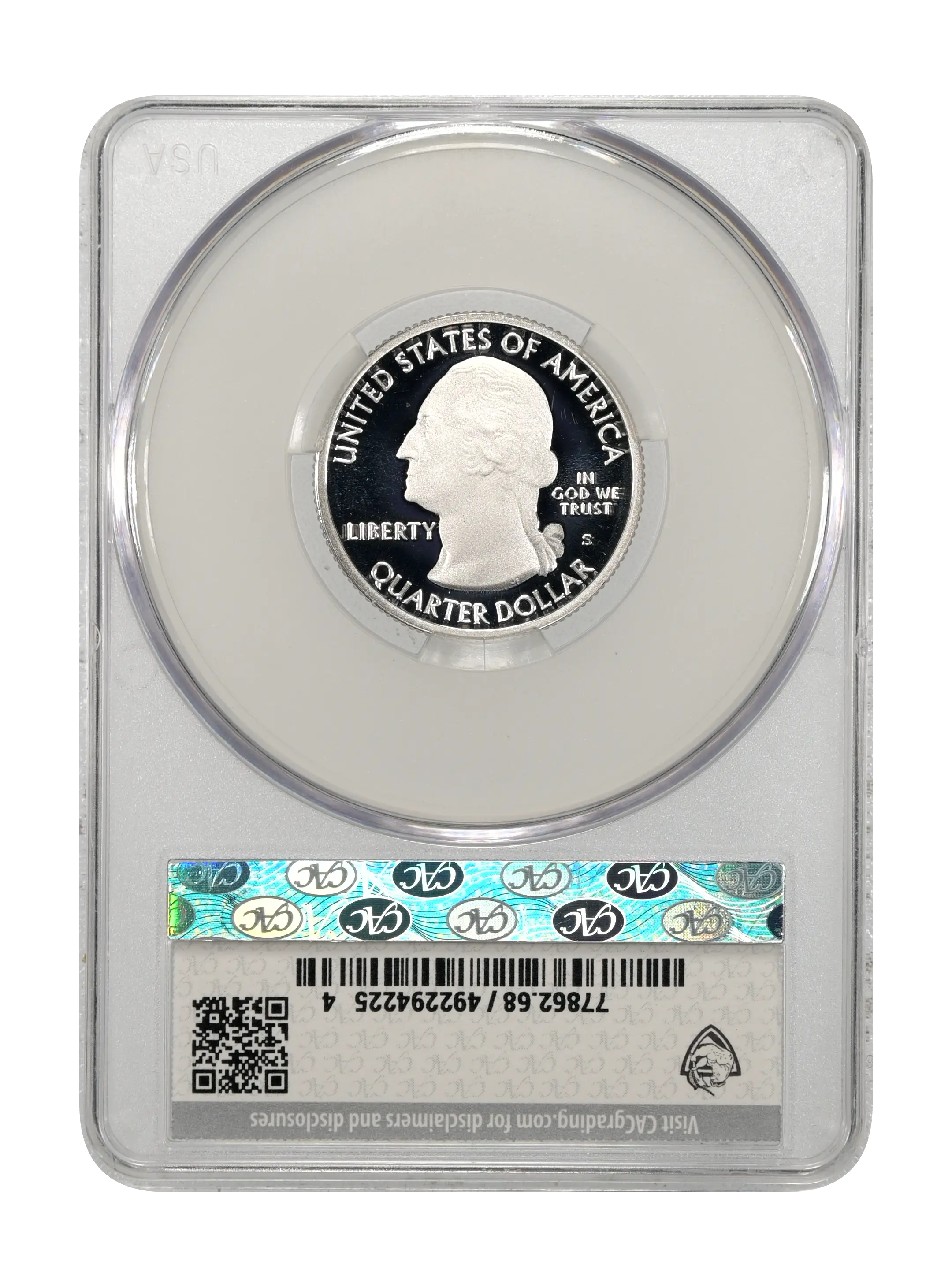 2018-S 25c Voyageurs, Silver PR DCAM thumbnail 11