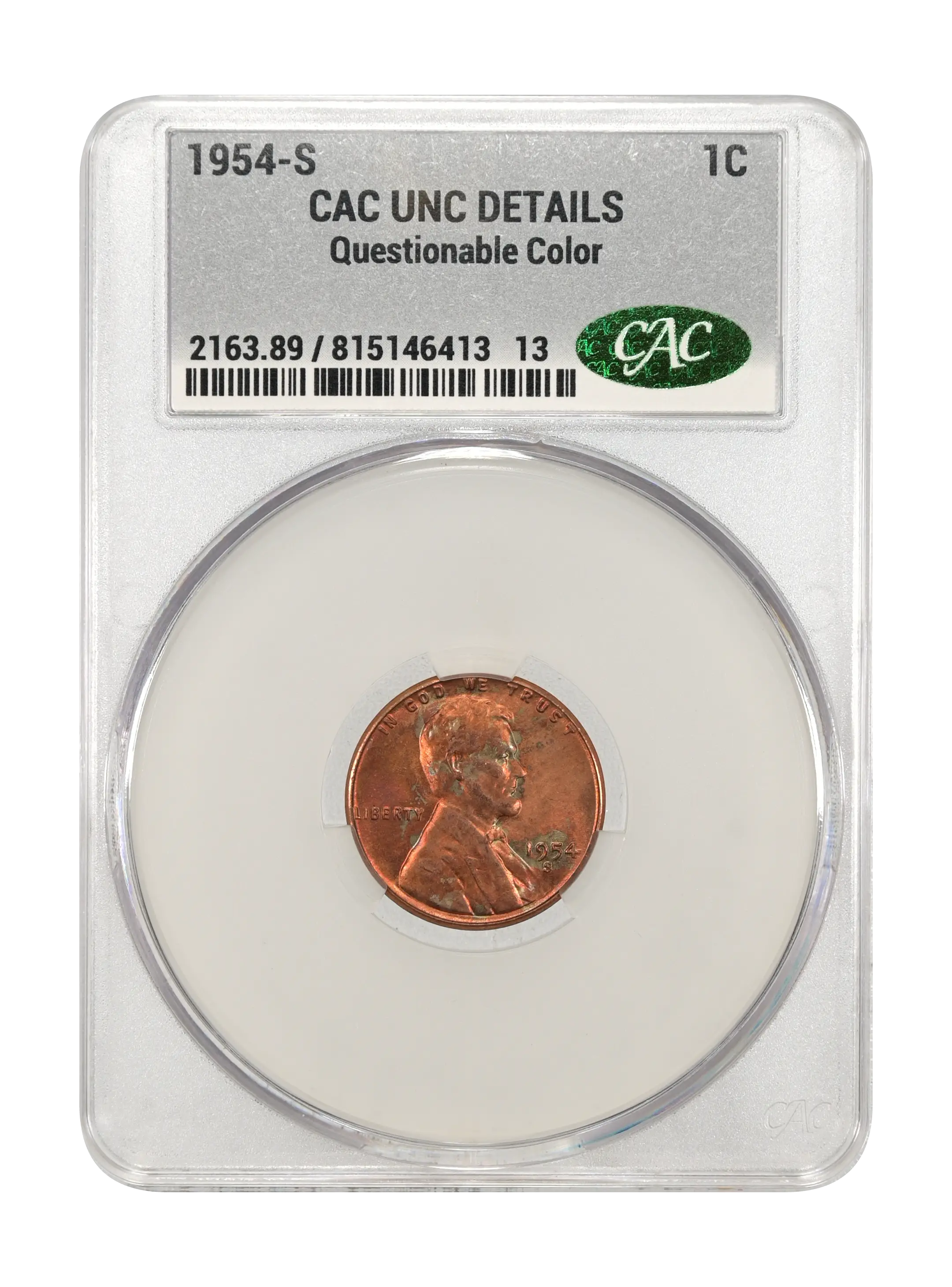 1954-S 1c MS BN thumbnail 7
