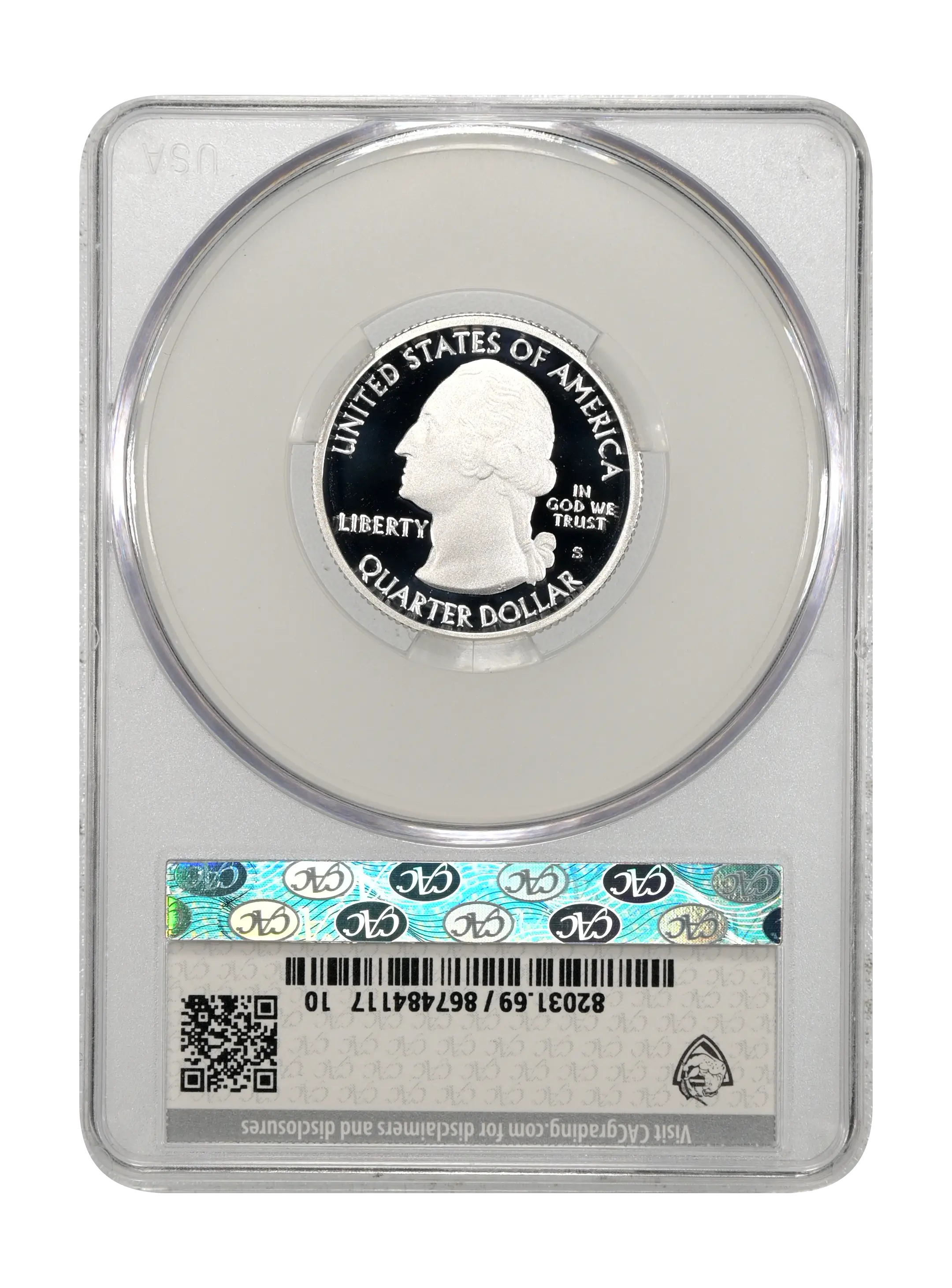 2019-S 25c San Antonio Missions, Silver PR DCAM thumbnail 11