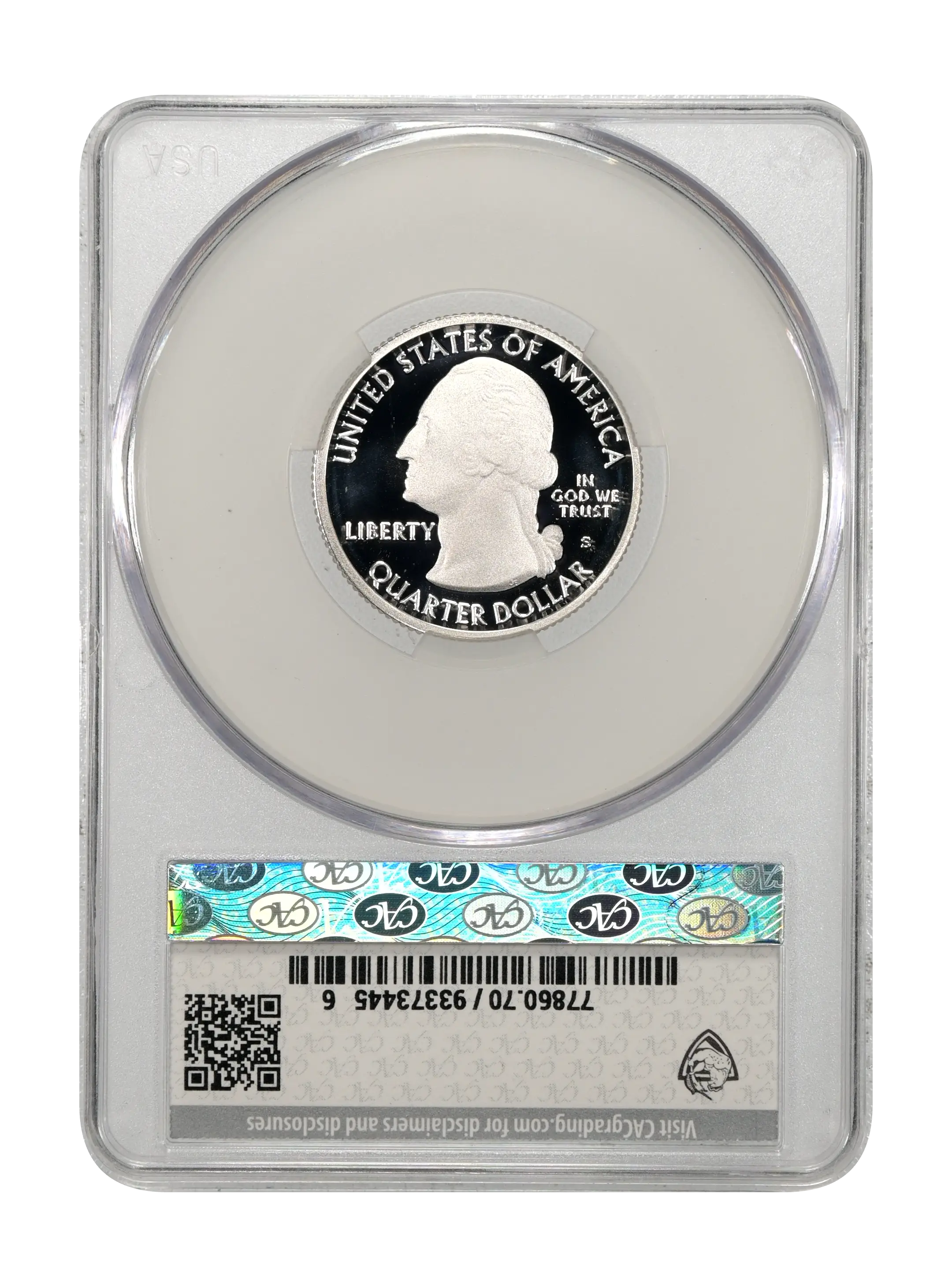 2018-S 25c Cumberland, Silver PR DCAM thumbnail 11