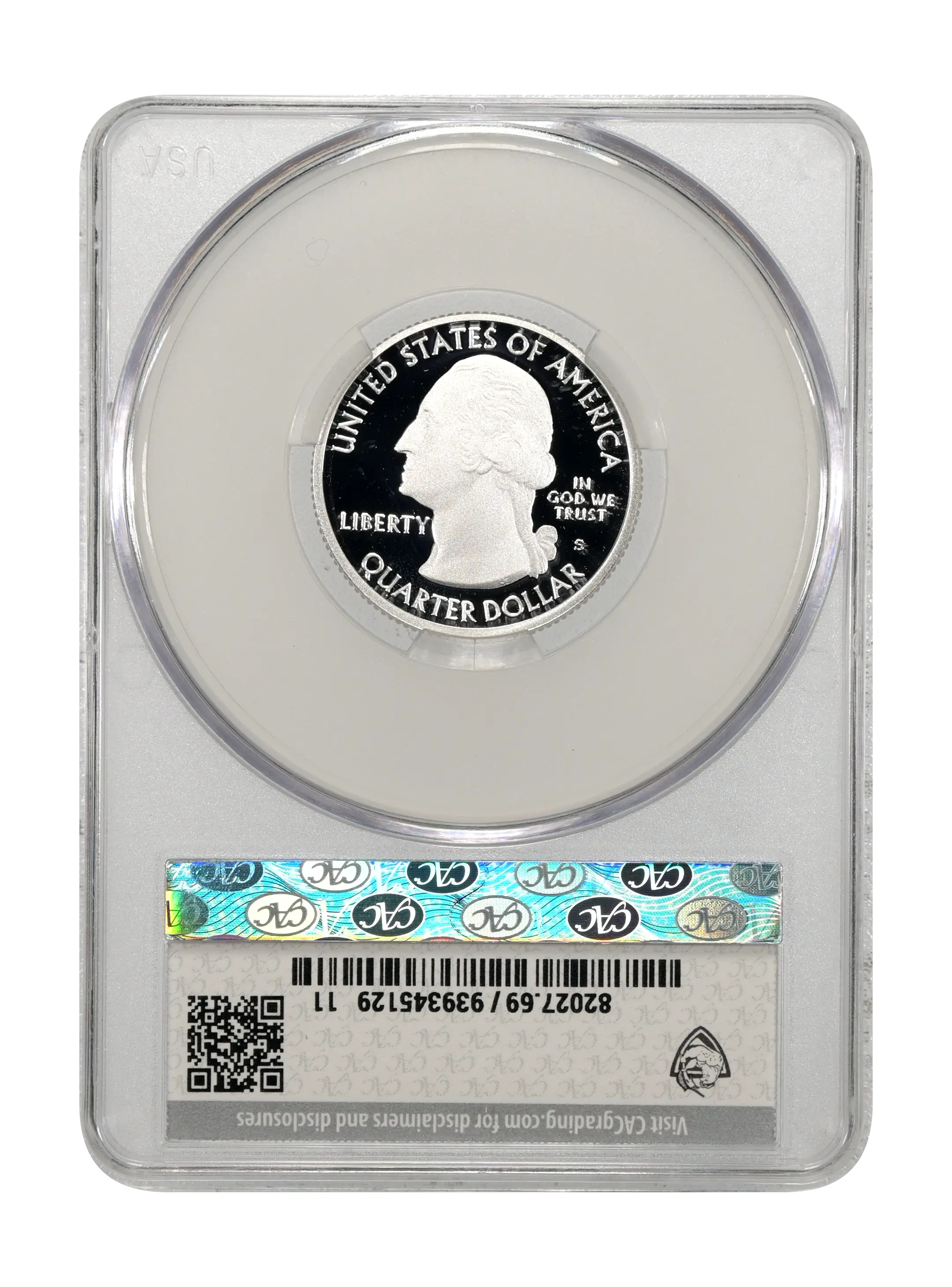 2019-S 25c American Memorial, Silver PR DCAM thumbnail 9
